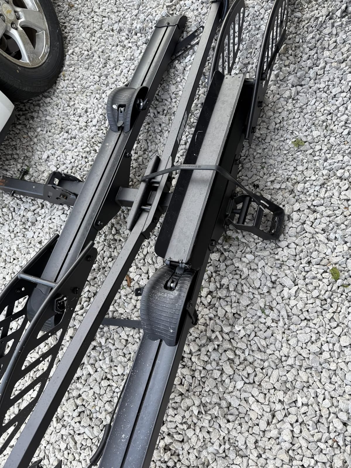 Young Electric Ebike Rack with Ramp 200 lbs 2-Bike Rack Hitch Mount | Ebike Racks for Tow Hitch Electric Bikes 5'' Fat Tire, Foldable E-Bike Rack for Car, Truck, SUV, Minivan with 2'' Receiver customer photo 2