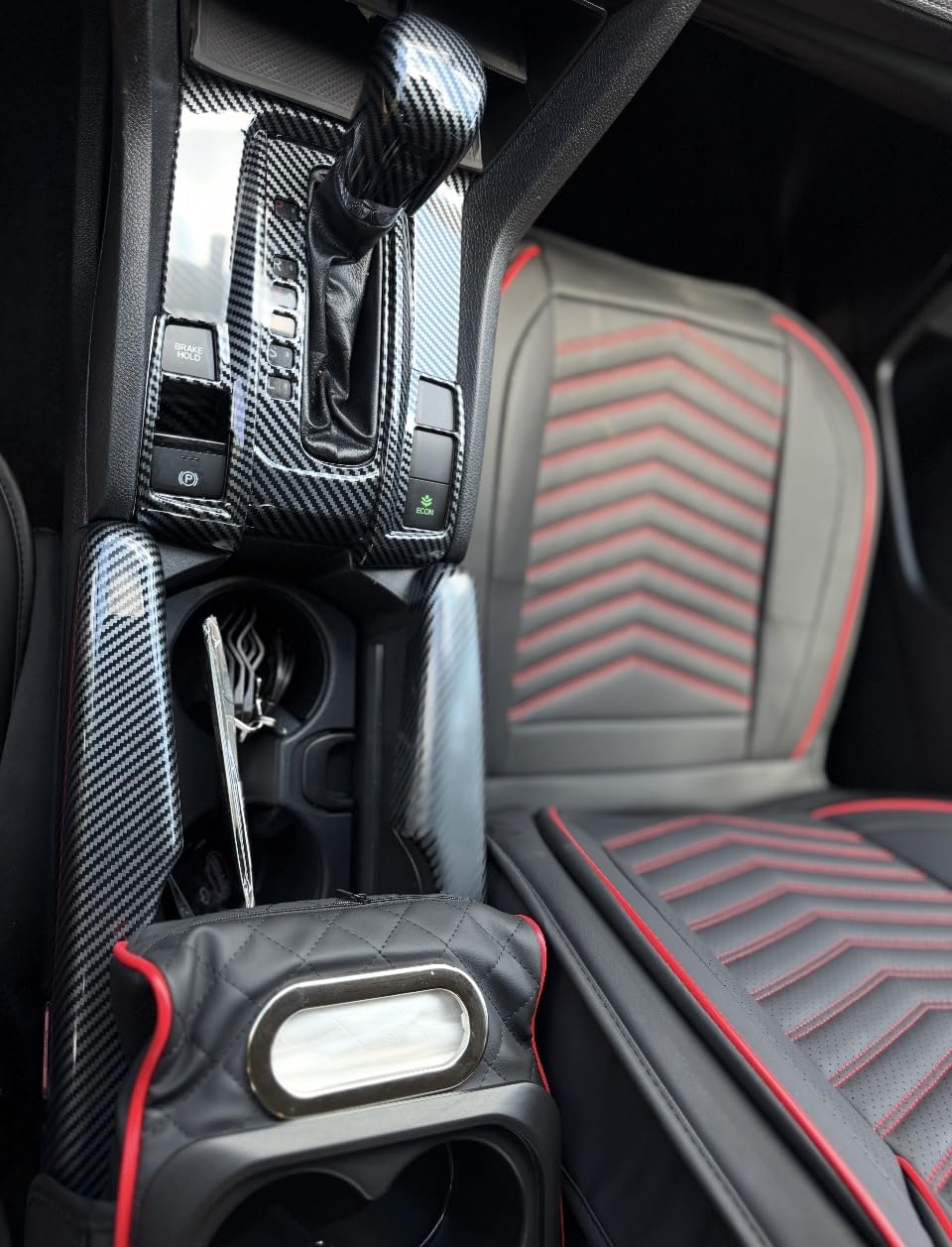 HChengkikz Nappa Leather Car Seat Covers Full Set, Black Car seat Protector 5 Seats, Waterproof Car Seat Cushion, Universal Automotive Seat Covers Fit for SUV Truck Pick-up Sedan, Front and Rear customer photo 2