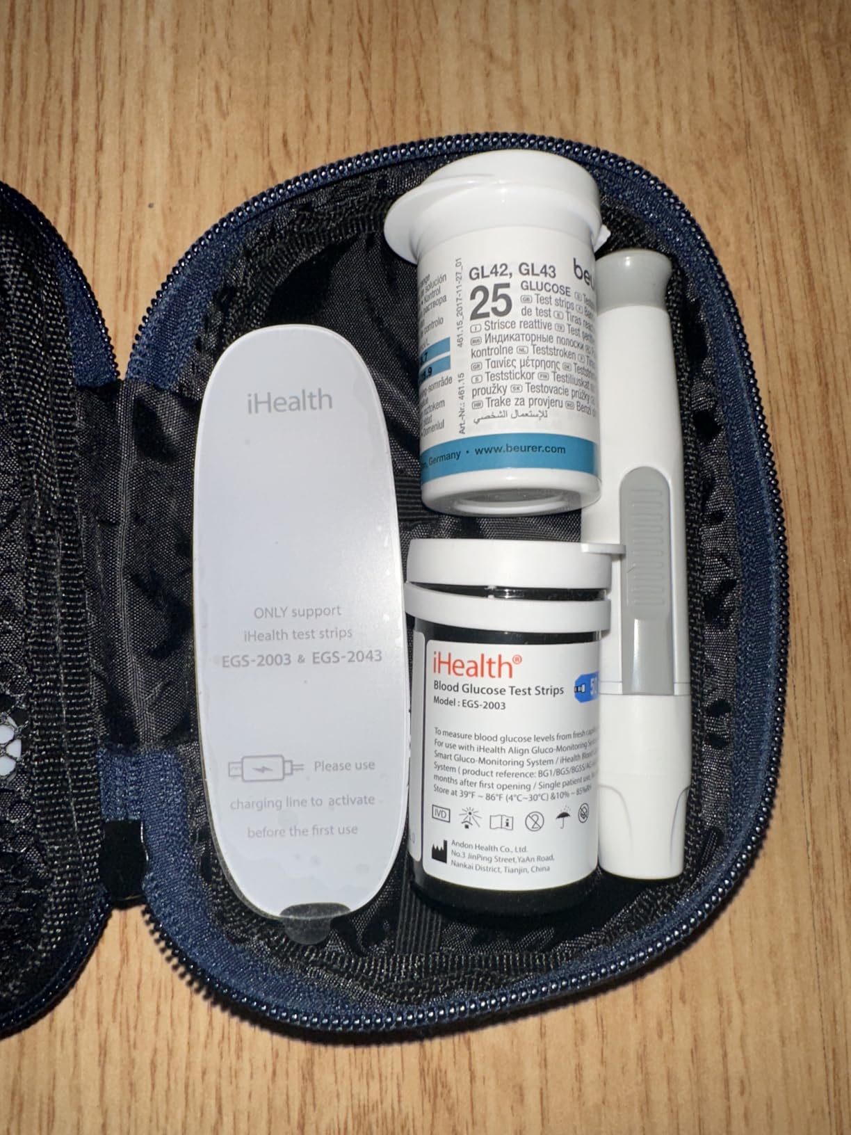iHealth Gluco+ Wireless Smart Glucose Monitor Kit, 100 Strips & 100 Lancets customer photo 2