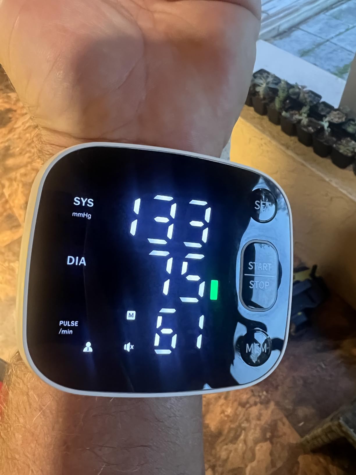Oklar Wrist Blood Pressure Monitor, FDA Cleared Rechargeable BP Machine customer photo 2