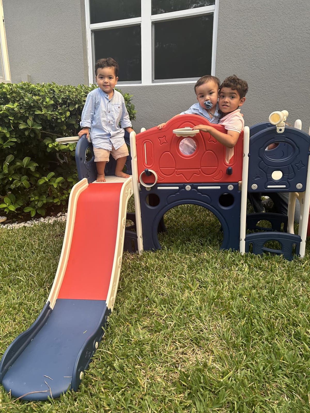 NYEEKOY 9 in 1 Toddler Playground and Outdoor Playset for Toddlers 1-3 customer photo 1