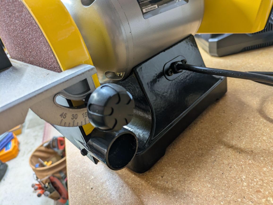 10 Inch Variable Speed Wet Sharpening System, 90-160RPM Wet Bench Grinder, Two Direction Water Cooled Wet/Dry Sharpening System for knife, Chisel, Scissor, Woodworking Tools customer photo 2