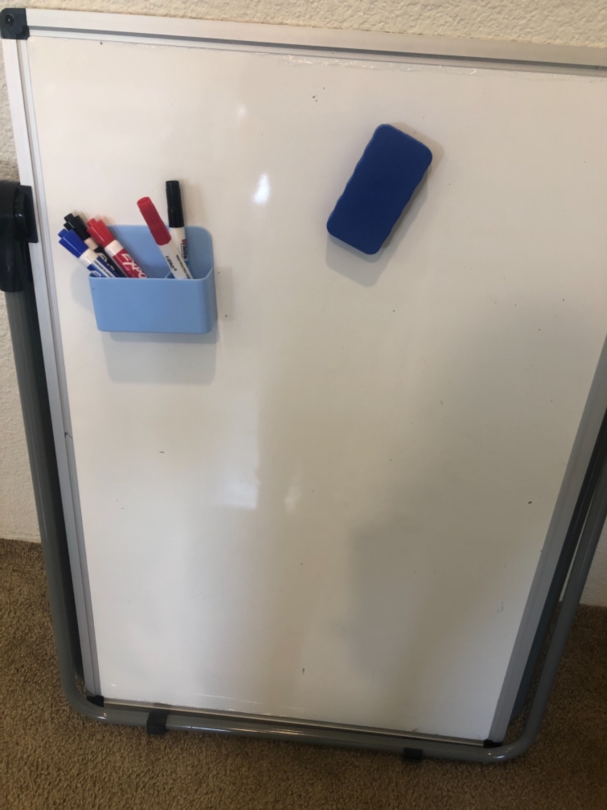 44x26 Rolling Whiteboard on Wheels, Height Adjustable Dry Erase Board customer photo 1