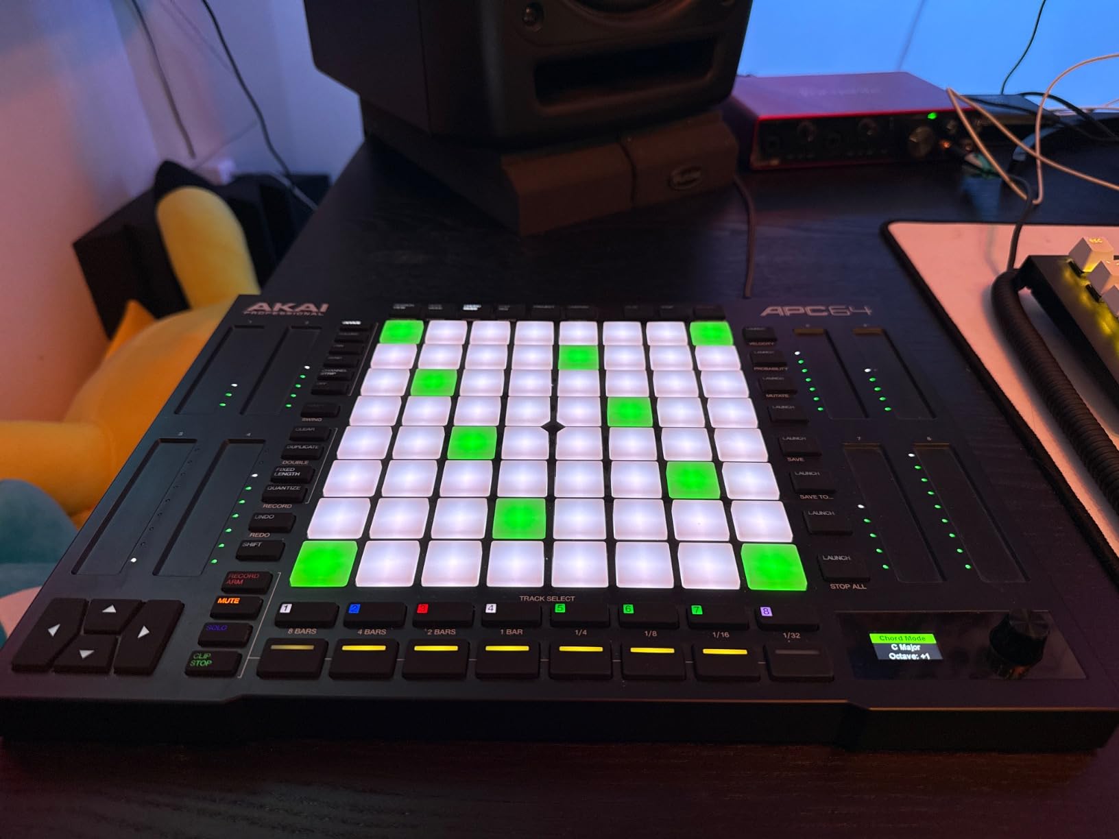 Akai Professional APC64 USB MIDI Pad Controller | 64 RGB Pads, 8 Touch Strips, 32 Step Sequencer, CV Gates, MIDI I/O, for Ableton Live, Live Performance and Music Production customer photo 1