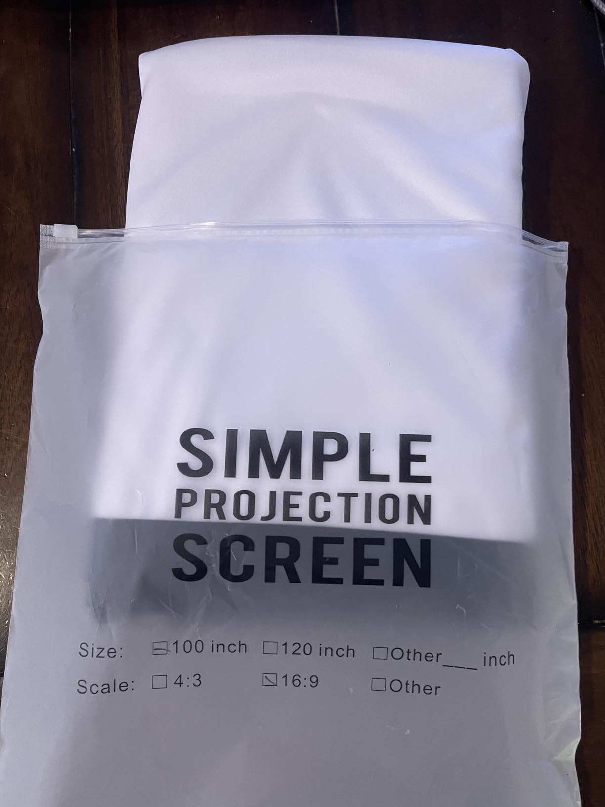 IN&VI 100 inch Motorized ALR Projector Screen Floor Rising Standard/Long Throw Projector customer photo 2