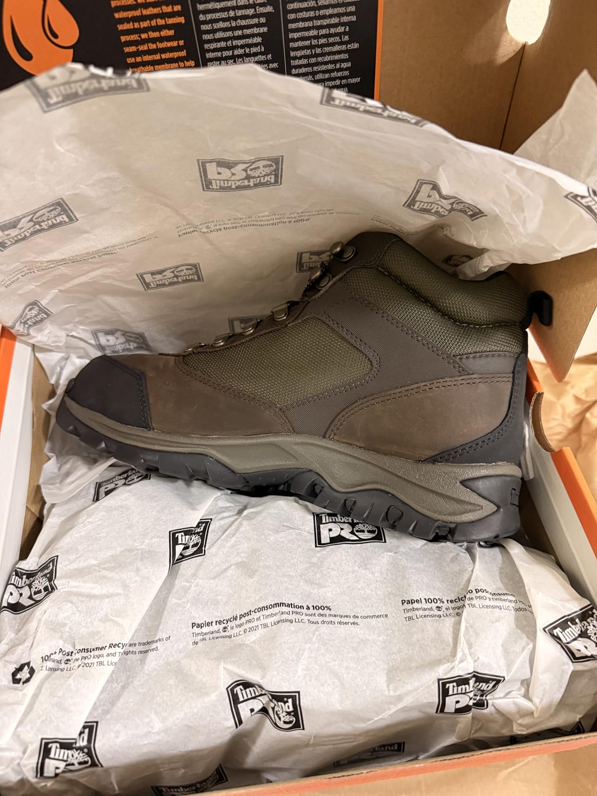 Timberland PRO Men's Keele Ridge Steel Safety Toe Waterproof Industrial Hiker Work Boot customer photo 2