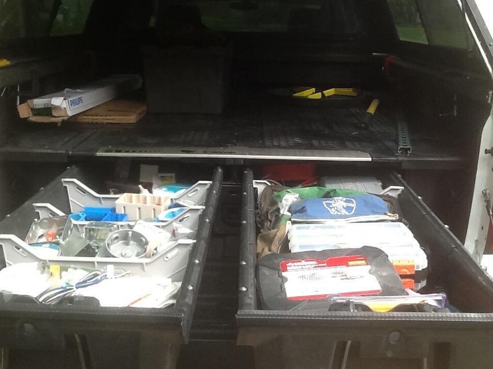 DECKED Truck Bed Storage System Includes System Accessories | Compatible with Chevy Silverado & GMC Sierra 1500 (2019-Current New Body Style/Next Gen) 5'9