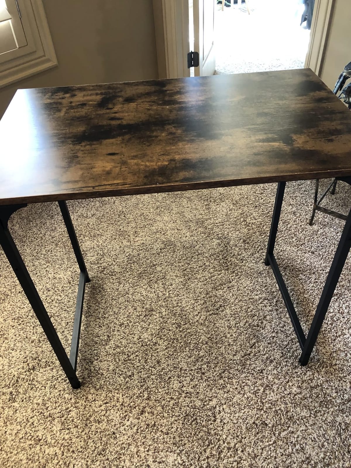 PayLessHere | 32 Inch Computer Desk | Brown | Sturdy Office Desk customer photo 2