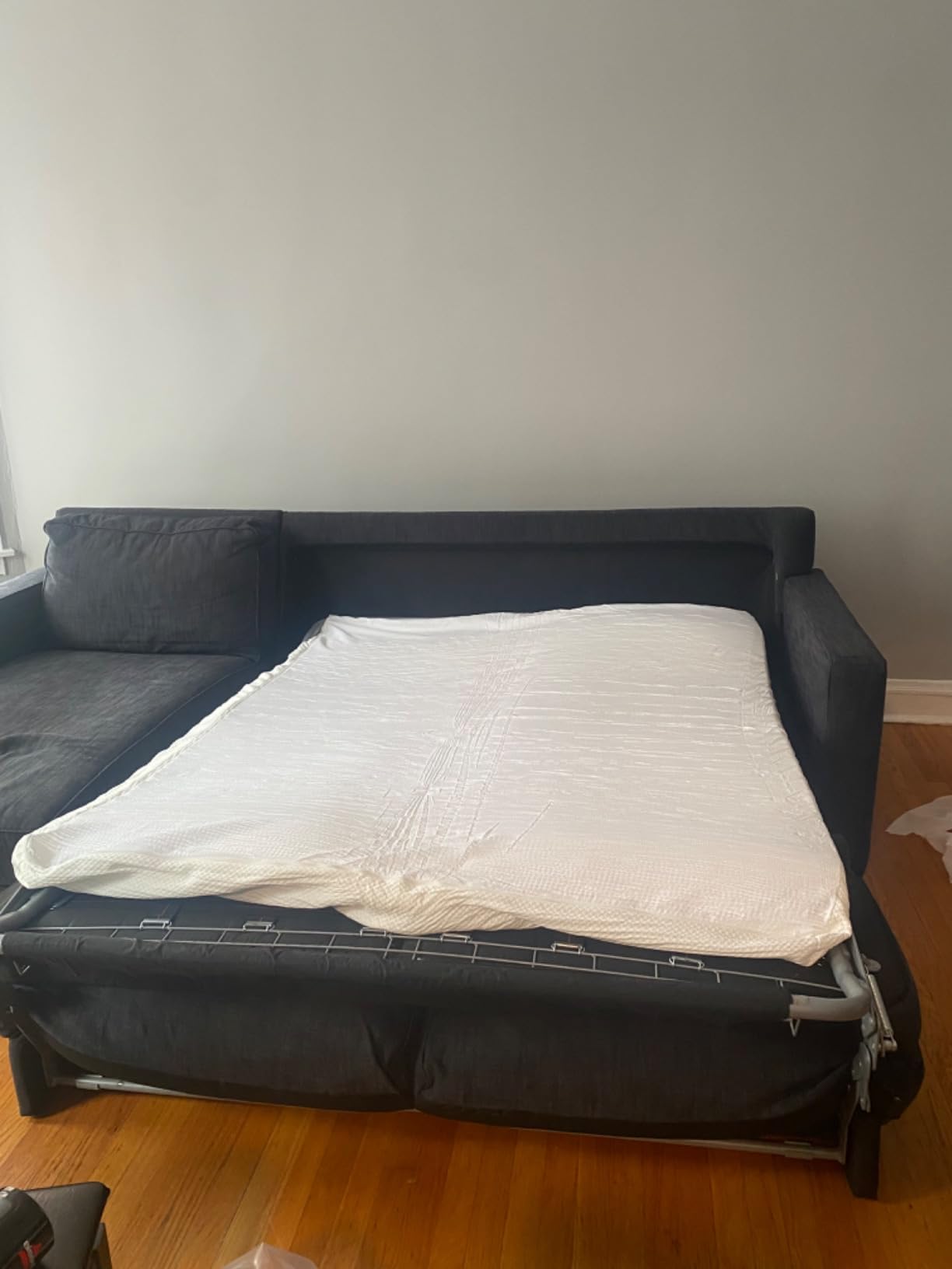 4.5 Inch Cold Gel Memory Foam Mattress Replacement for Sleeper Sofa and Couch Beds - Queen Size CertiPUR-US Certified (Sofa Not Included) customer photo 2