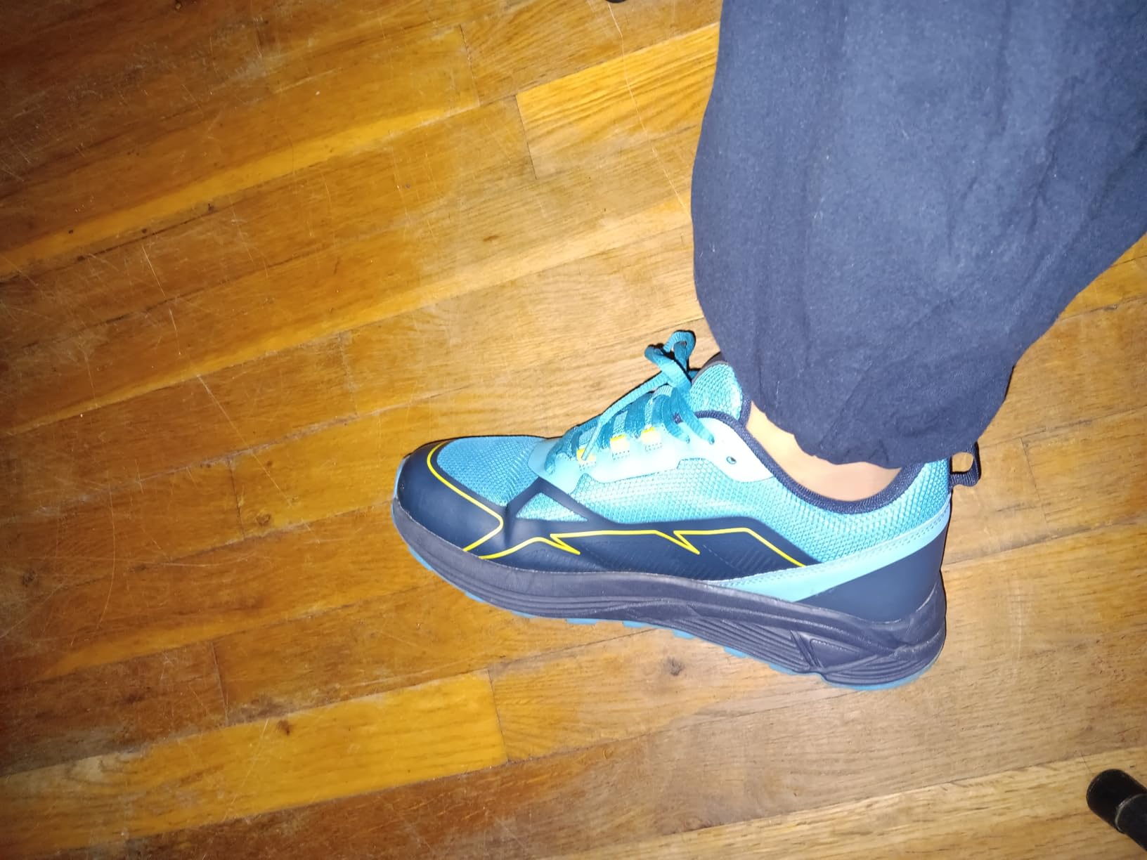 FitVille Mens Wide Trail Running Shoes Walking Sneakers with Arch Support customer photo 2