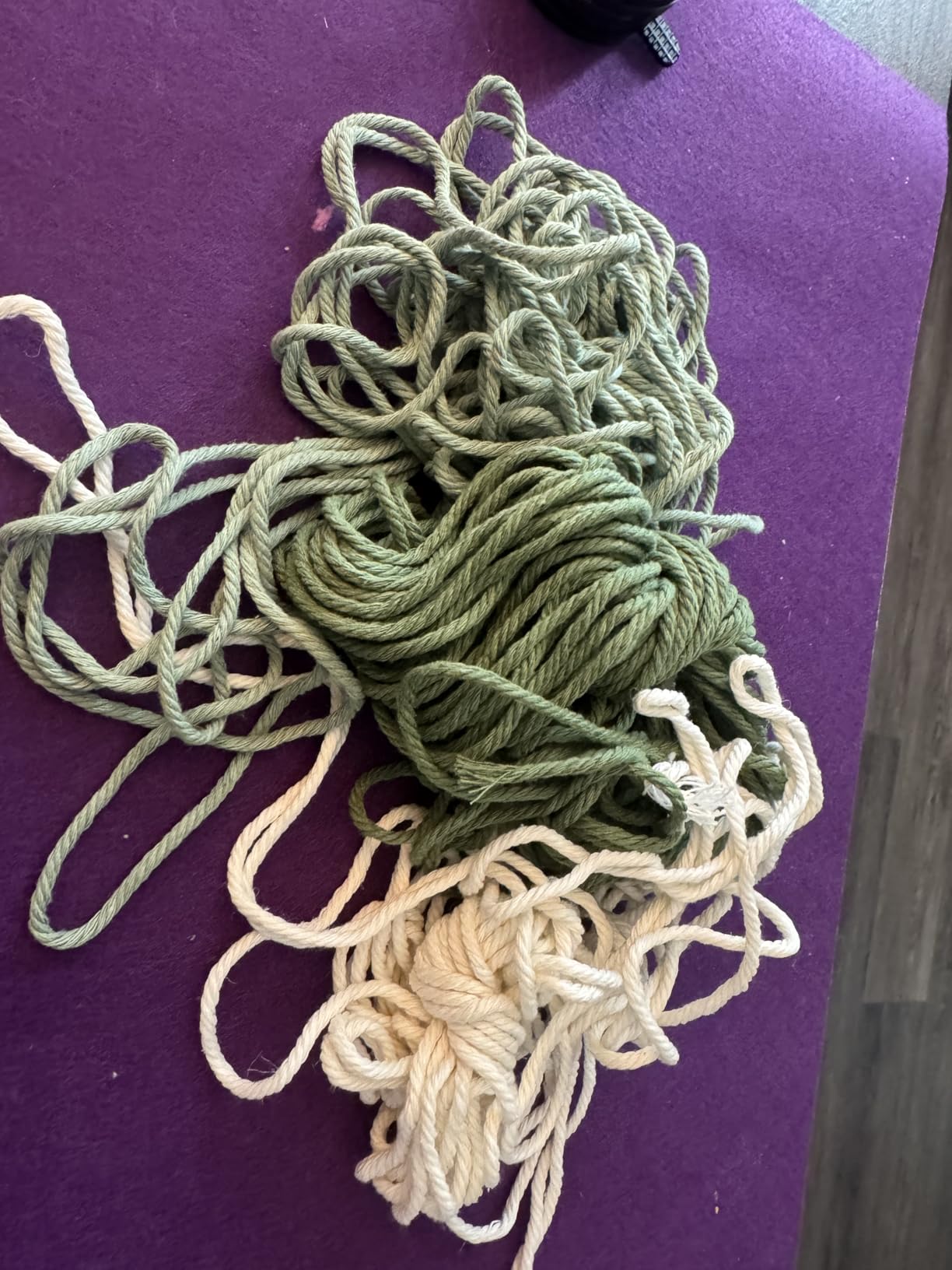 FREEBLOSS DIY Macrame Leaf Wall Hanging Beginners customer photo 2