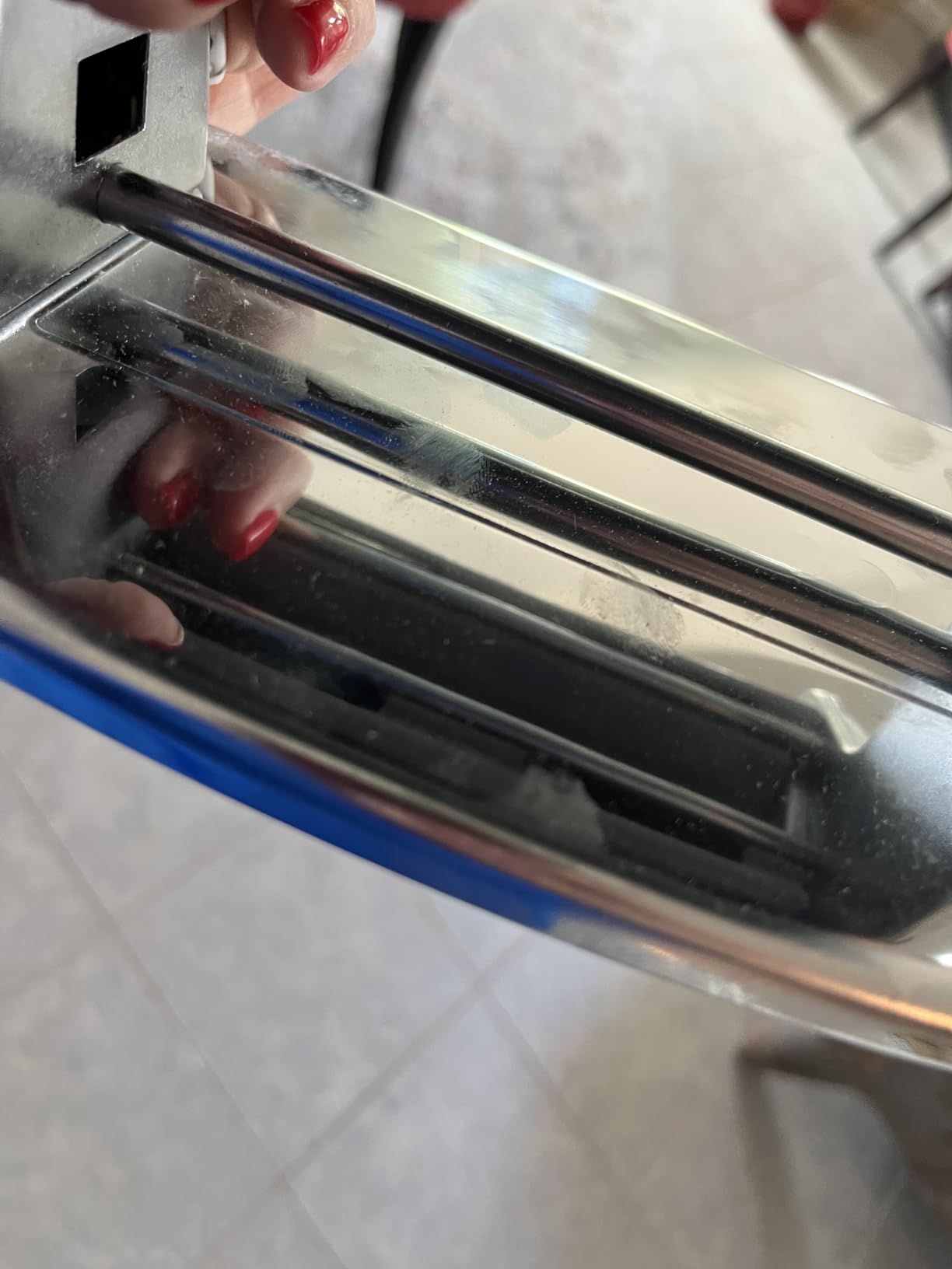 Imperia Titania Pasta Maker- Machine is 100% Made in Italy- Heavy Duty Steel Construction, Manual Roller with Wooden Handle- Cutter for Lasanga, Fettucine & More customer photo 2
