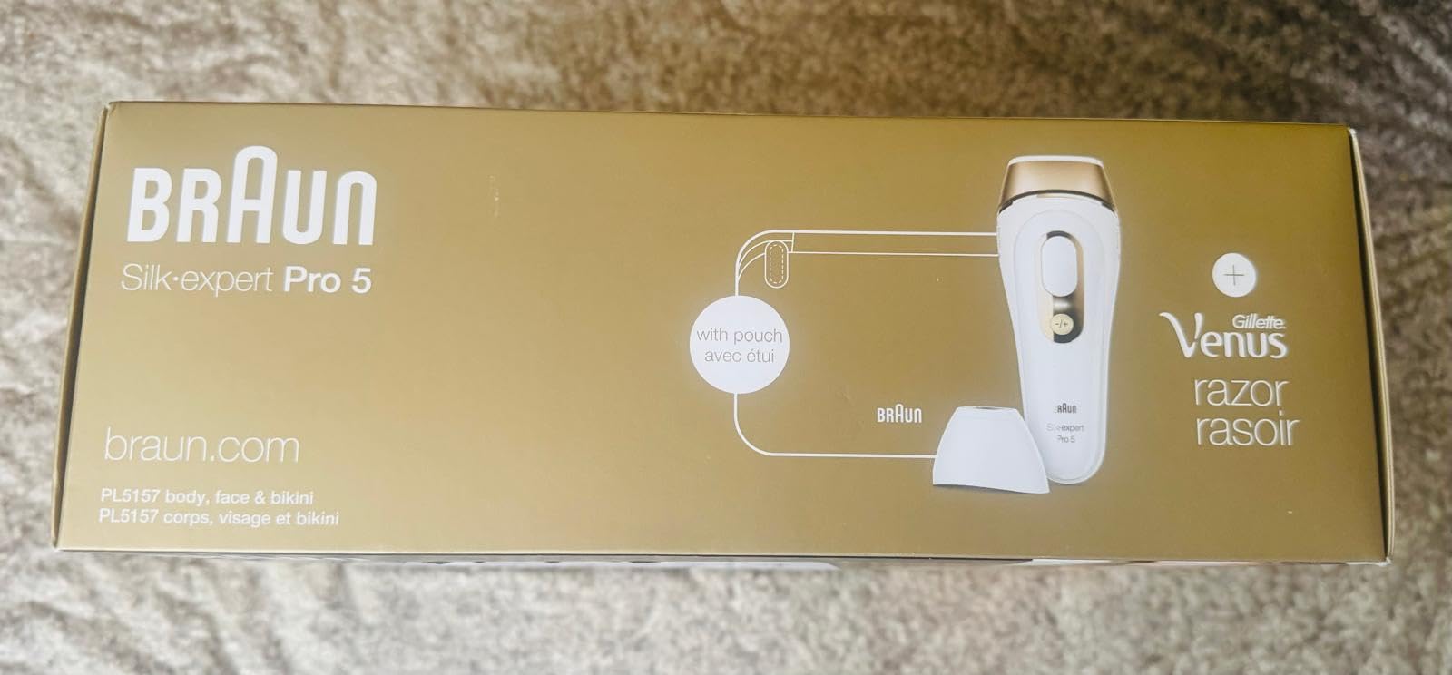Braun Smart IPL, Skin i·Expert Pro 7, VOGUE's Best Hair Removal Device, IPL Hair Removal for Women and Men, Permanent Laser Hair Reduction At-Home, World's 1st Smart App, 3 Heads, IPL7243 customer photo 1