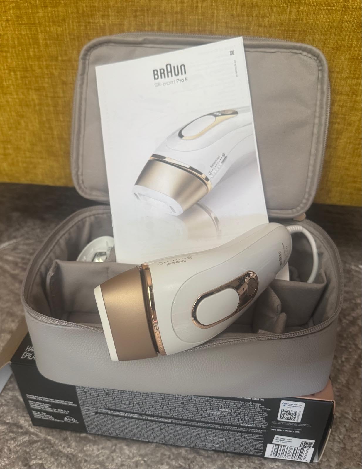 Braun Smart IPL, Skin i·Expert Pro 7, VOGUE's Best Hair Removal Device, IPL Hair Removal for Women and Men, Permanent Laser Hair Reduction At-Home, World's 1st Smart App, 3 Heads, IPL7243 customer photo 2