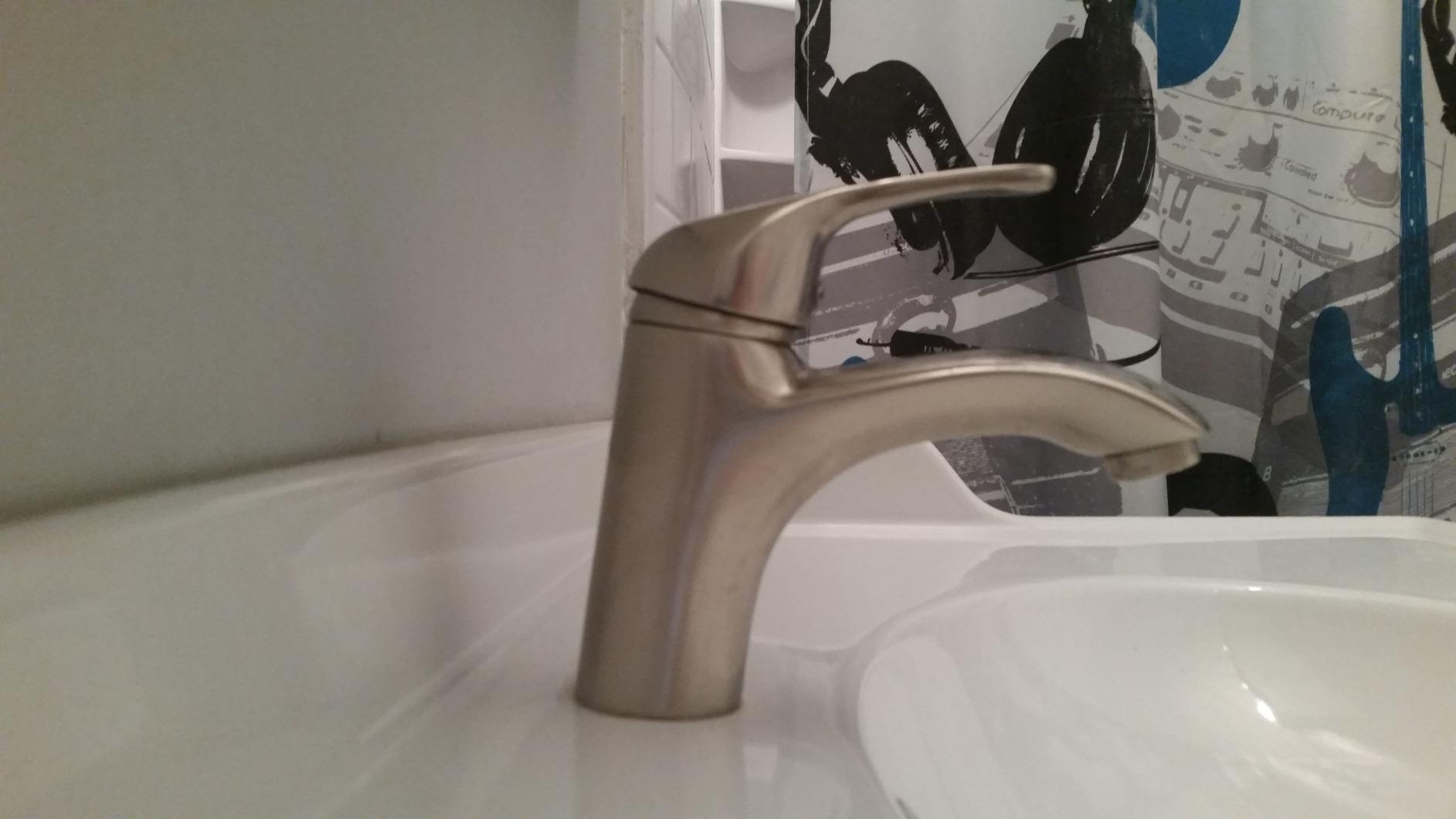 Touchless Bathroom Faucet, Sensor Faucets, Chrome customer photo 2