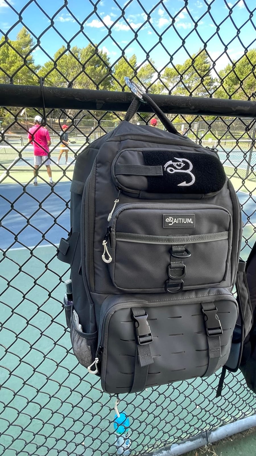 Baitium Fishing Backpack, Tackle Bag With Rod Holders, 40L Capacity With Cooler, Rain Cover, Insulated Pocket, 4 Tackle Trays Included customer photo 2
