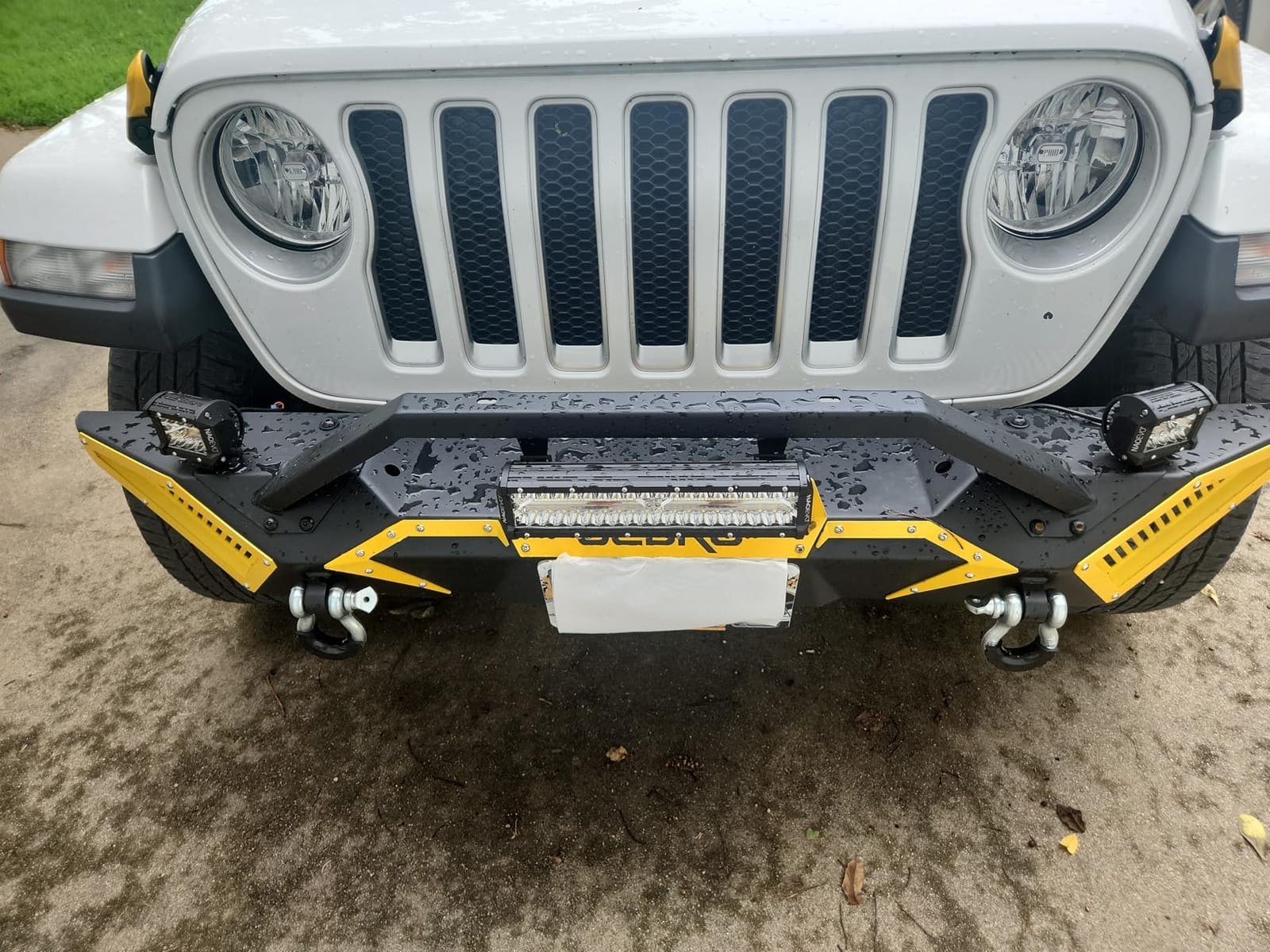 NAOEVO 12Inch LED Light Bar and 2PCS 4Inch Pod Lights with 3-Lead Harness, 420W 42000LM Spot Flood Combo LED Off Road Light Bar, Waterproof LED Driving Fog Lights for Truck ATV Boat UTV customer photo 1
