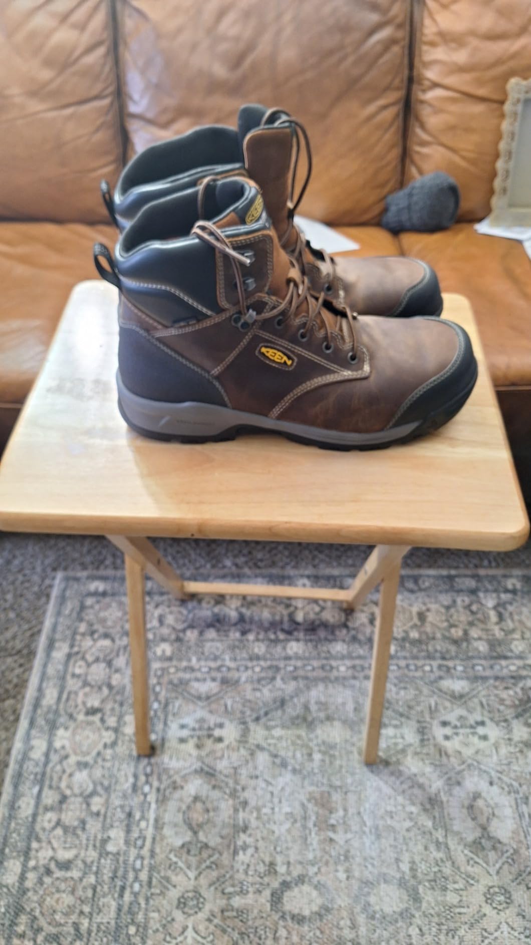 KEEN Utility Men's Evanston Composite Toe Waterproof Insulated Work Boots customer photo 1
