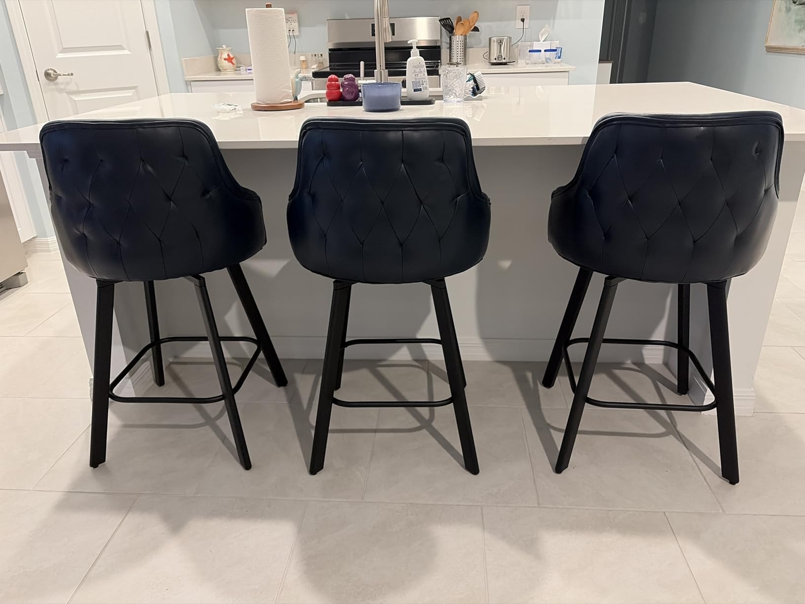 Bar Height Bar Stools Set of 4, 30