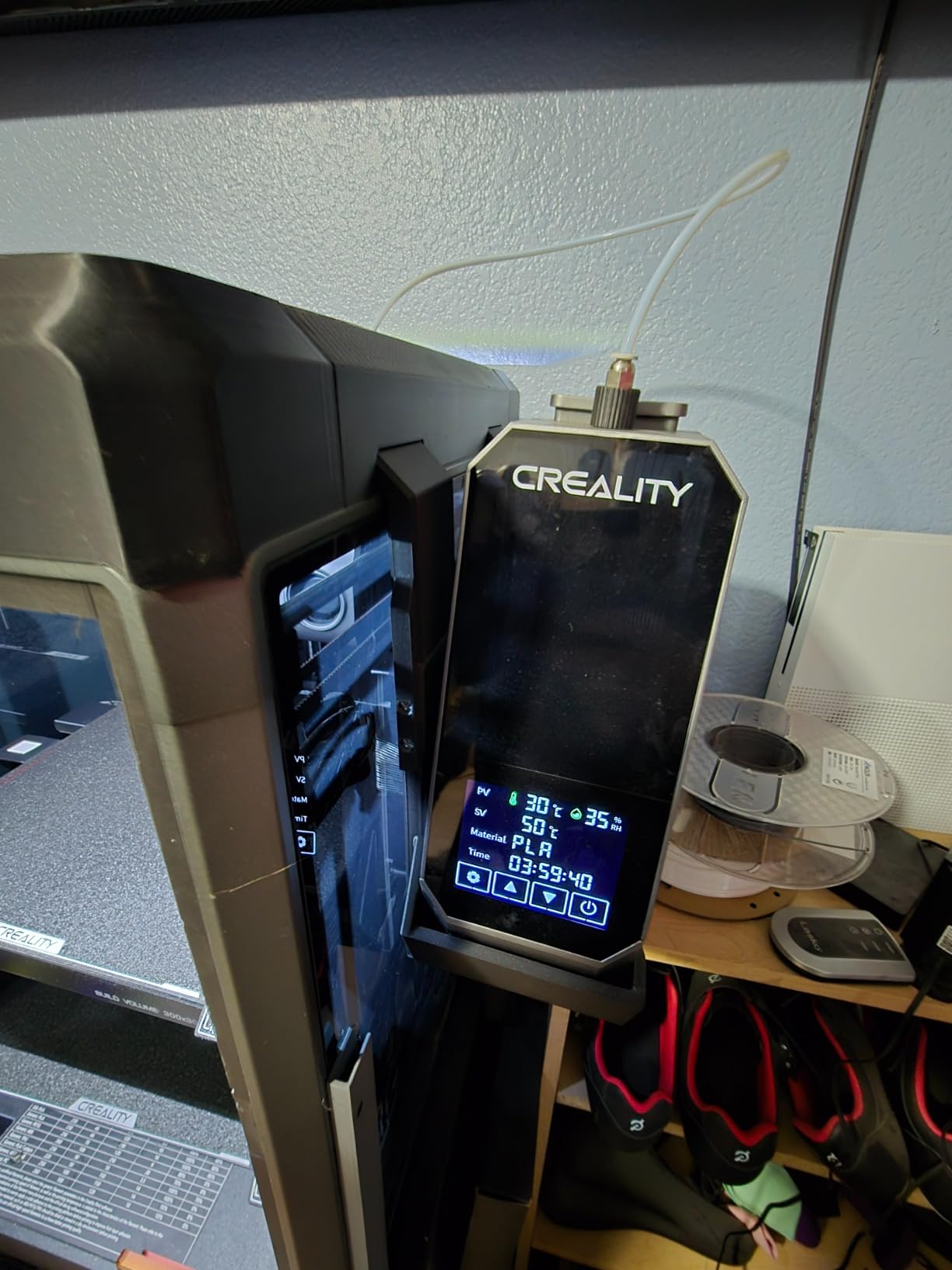 2026 New Official CREALITY Space Pi Filament Dryer, 360° 110W PTC Hot-Air Heating 3D Printer Filament Dryer Box with Fan, Upgraded Filament Dehydrator Storage for PLA ABS PETG PA Filament 1.75 2.85mm customer photo 1