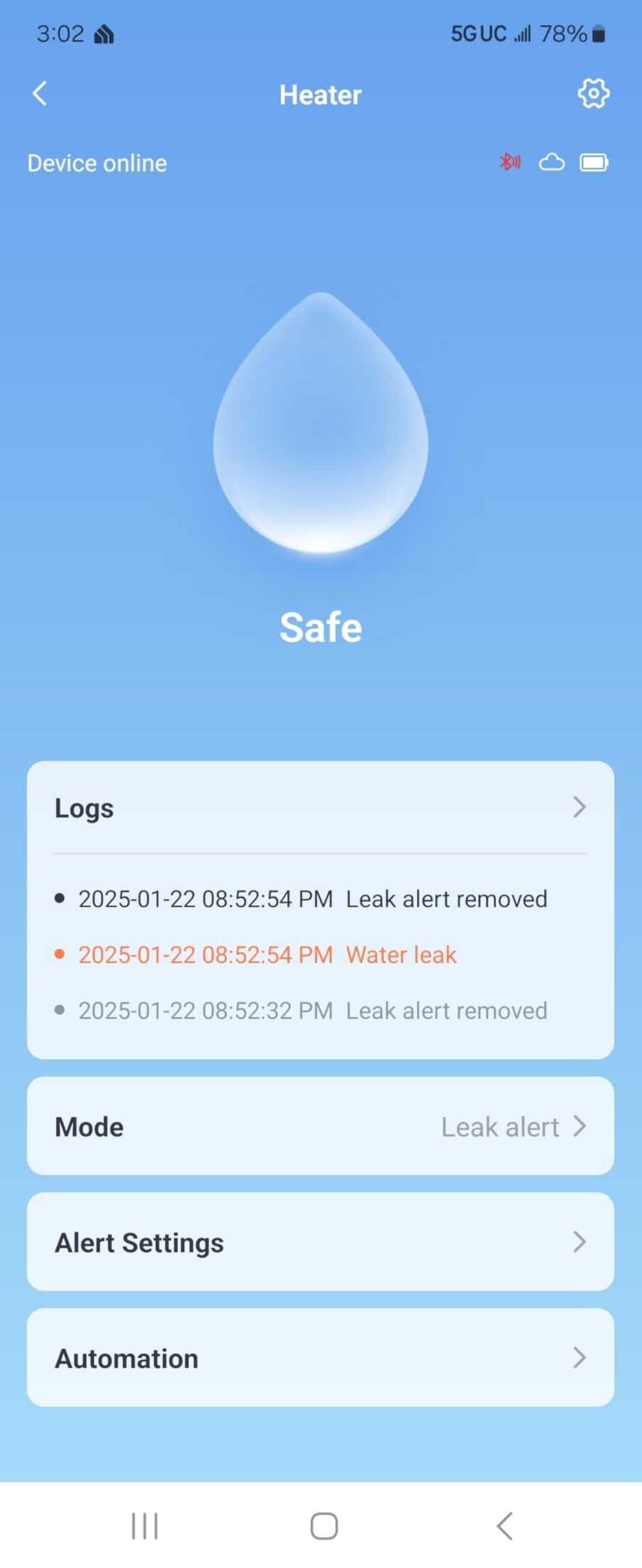 SwitchBot WiFi Water Sensor, Smart Water Leak Detector, 100dB Adjustable Alerts & App Alerts, IP67 Waterproof, Wireless Detector for Kitchen, Bathroom, Basement, No Hub Required (Support 2.4G) customer photo 2