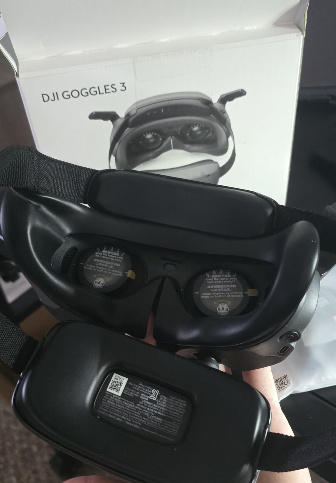 DJI Goggles 3, FPV Goggles with Stunning Micro-OLED Screens, Immersive Flight Experience, O4 HD Video Transmission, Adjustable Diopters, Wireless Streaming, Drone Goggles with Real View PiP | FPV, Stunning Micro-OLED Screens, Immersive Flight Experience, O4 HD Video Transmission, Adjustable Diopters customer photo 1