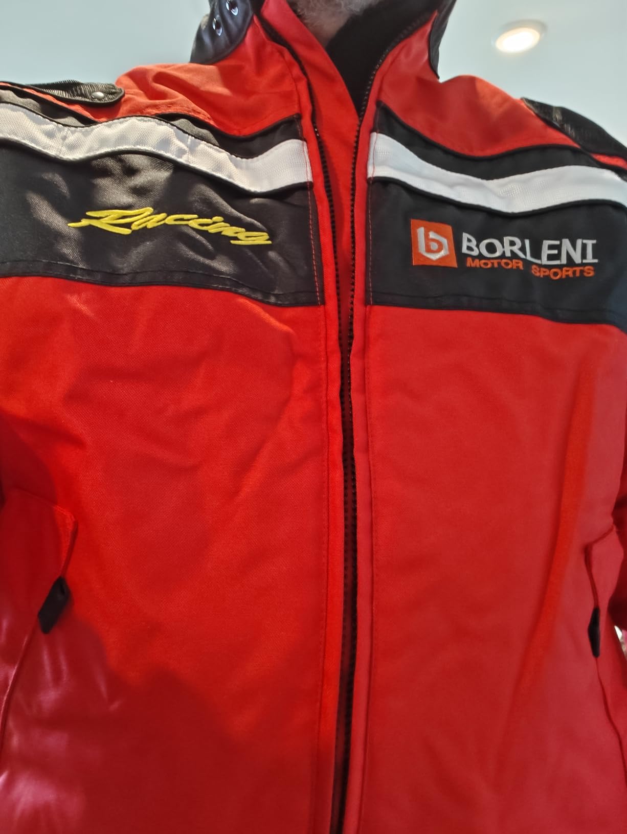 BORLENI Motorcycle Jacket for Men with Armor Riding Jacket CE Approved | Biker Riding Jacket, Windproof, Full Body Protective Gear, All Season Model: D-020 customer photo 2