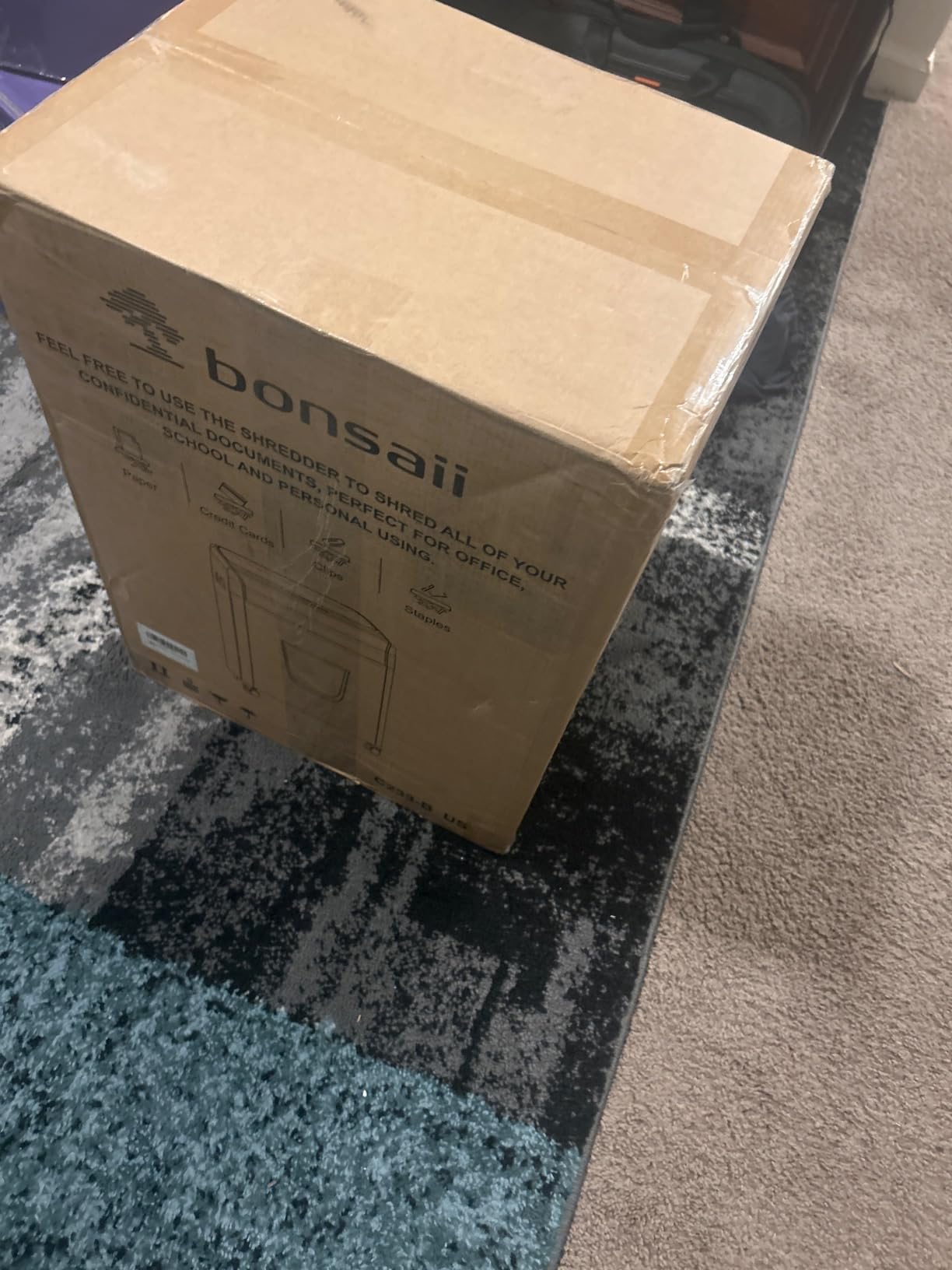 Bonsaii 120-Sheet Autofeed Micro-Cut 30-Min Run Heavy Duty Paper Shredder customer photo 2