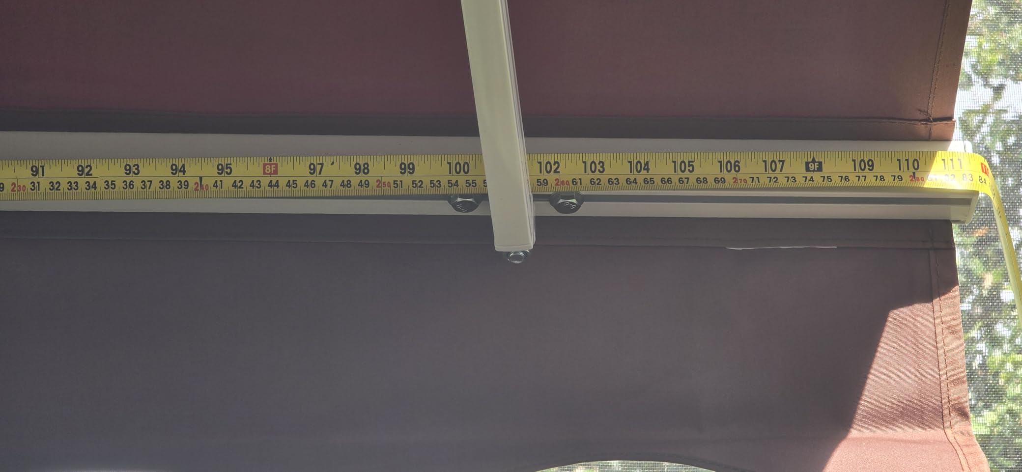 U-MAX Awnings for Outside, 10' x 8' Retractable Awning for Patio, Beige customer photo 2