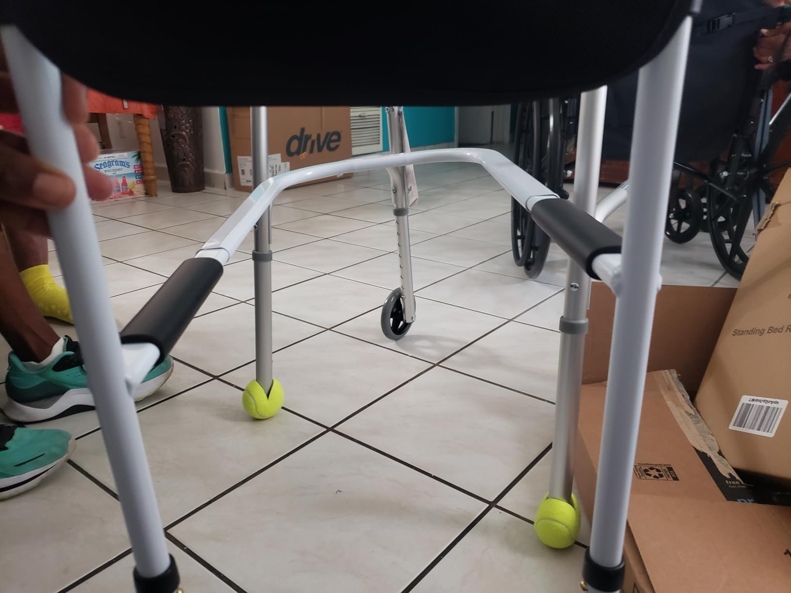 Panta Bed Rails for Elderly Adults Safety,Grey customer photo 1