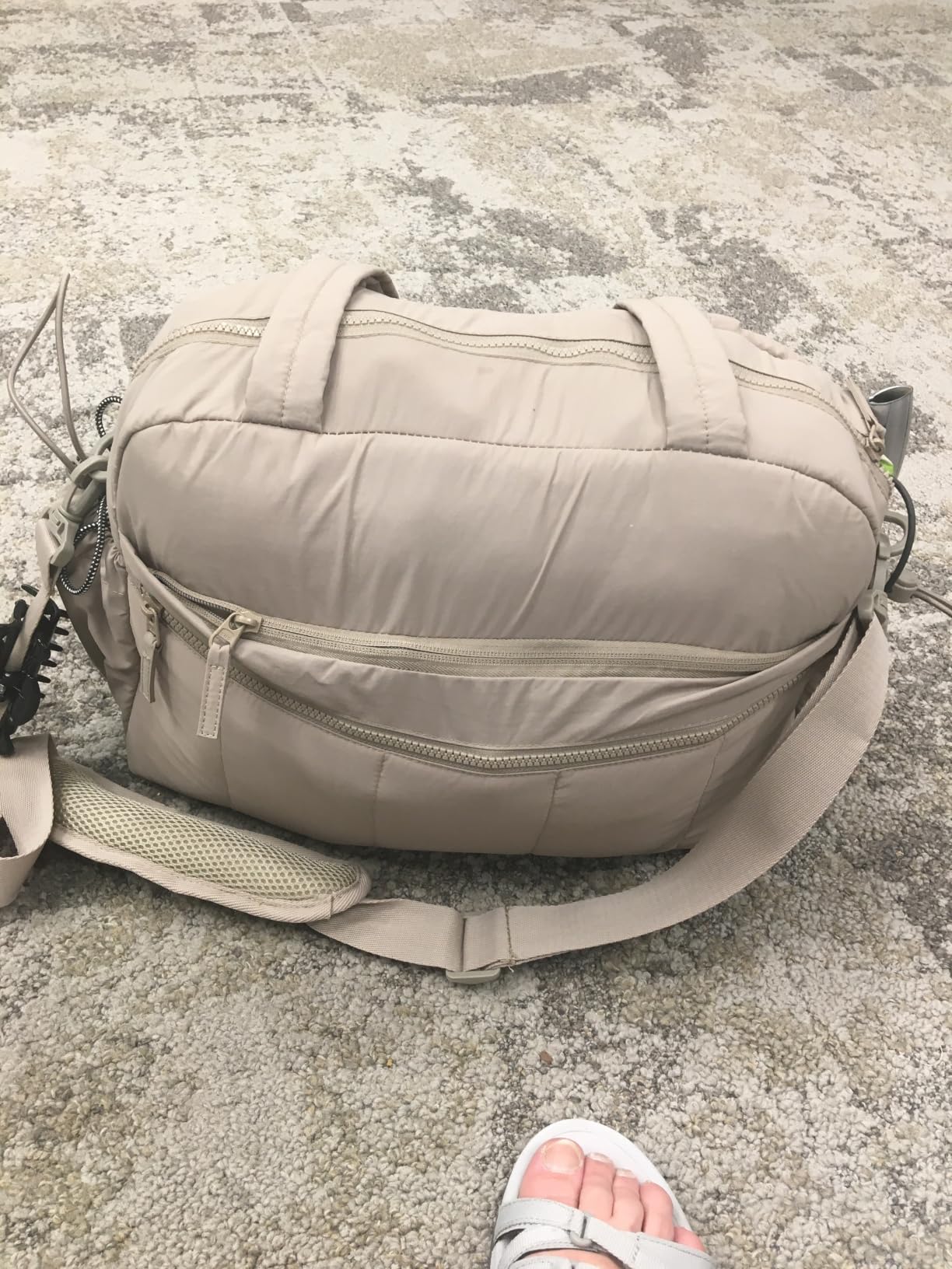 BAGSMART Duffle Bag for Travel, Gym Bag for Women, Weekender Carry on customer photo 2