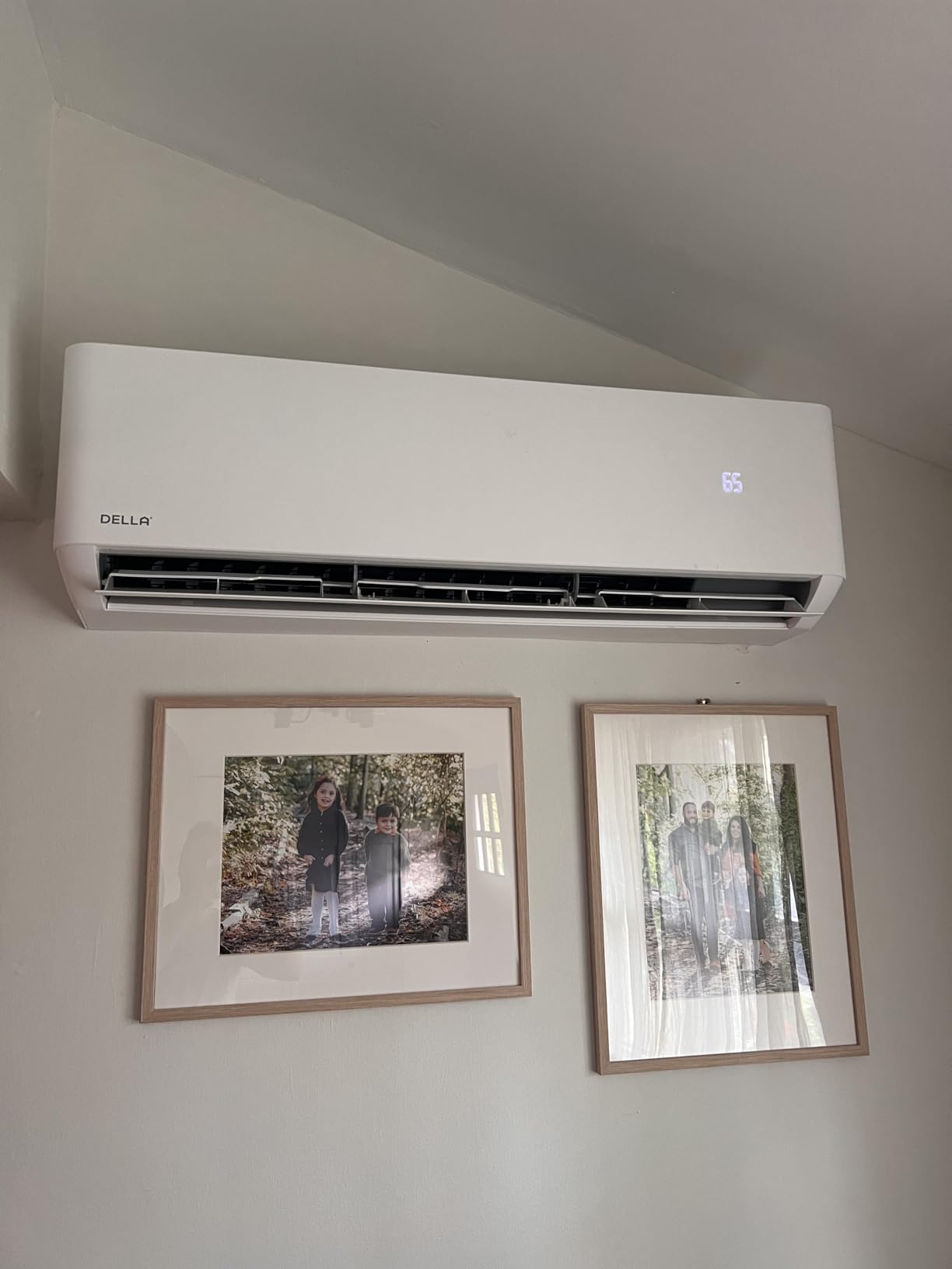 DELLA 18000 BTU Mini Split AC with Soft Airflow, 23 SEER2 230V, Hyper Heat to -13°F, Energy Star, Heat Pump, Up to 1000 Sq. Ft, Smart WiFi Alexa Control, 1.5 Ton Ductless Inverter System, 16.4ft Kit customer photo 1