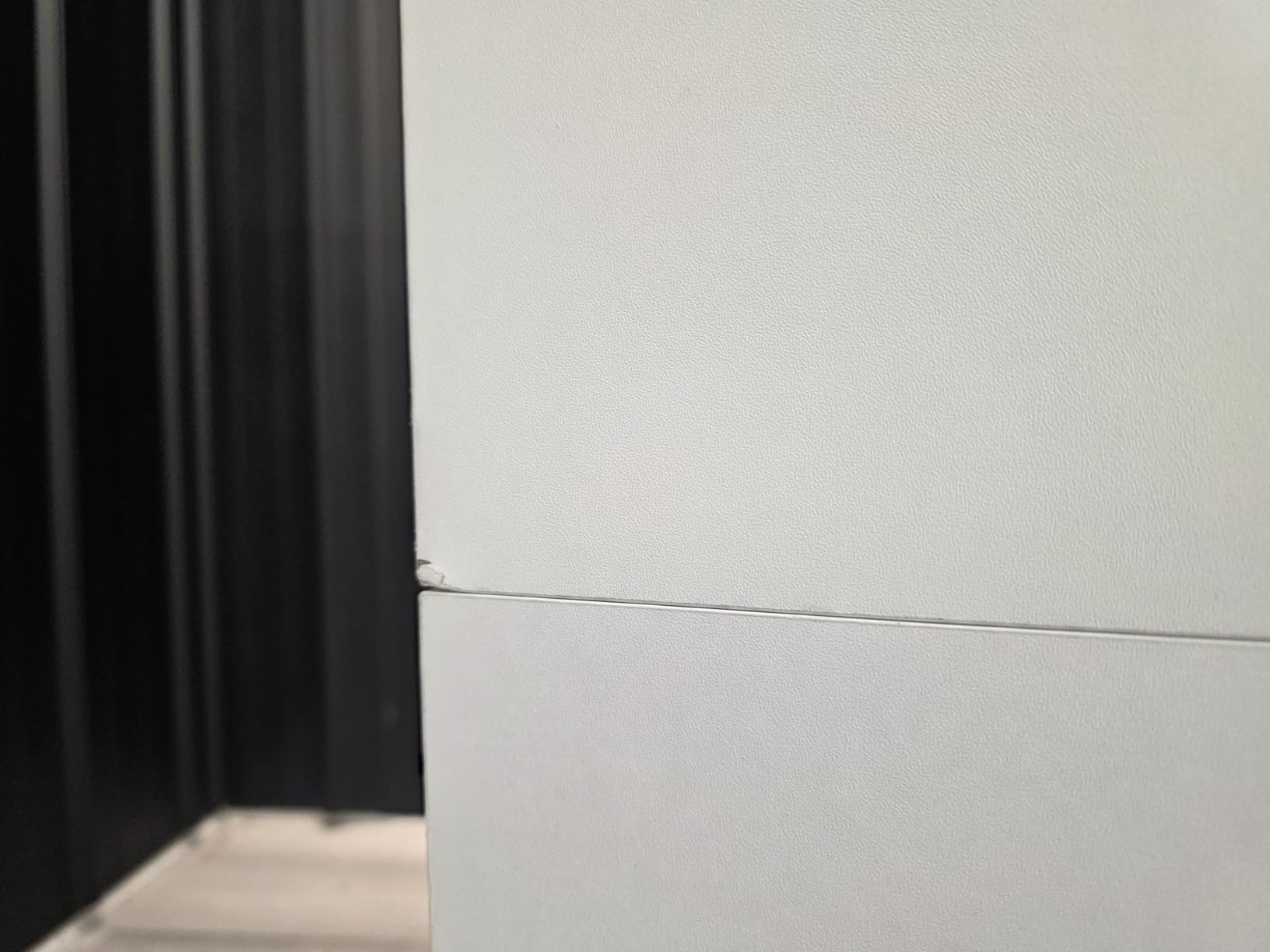 AHB Reception Desk with Counter, Modern Front Table Equipped Lockers customer photo 1
