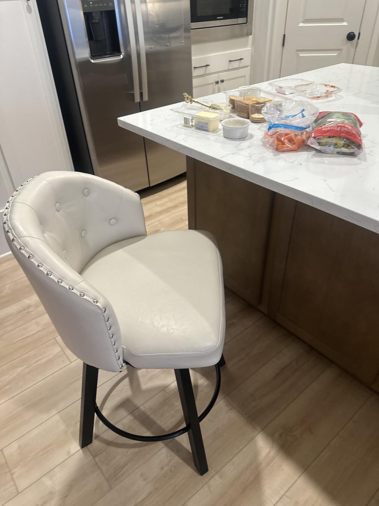 Cozyman Counter Height Bar Stools Set of 3, 26