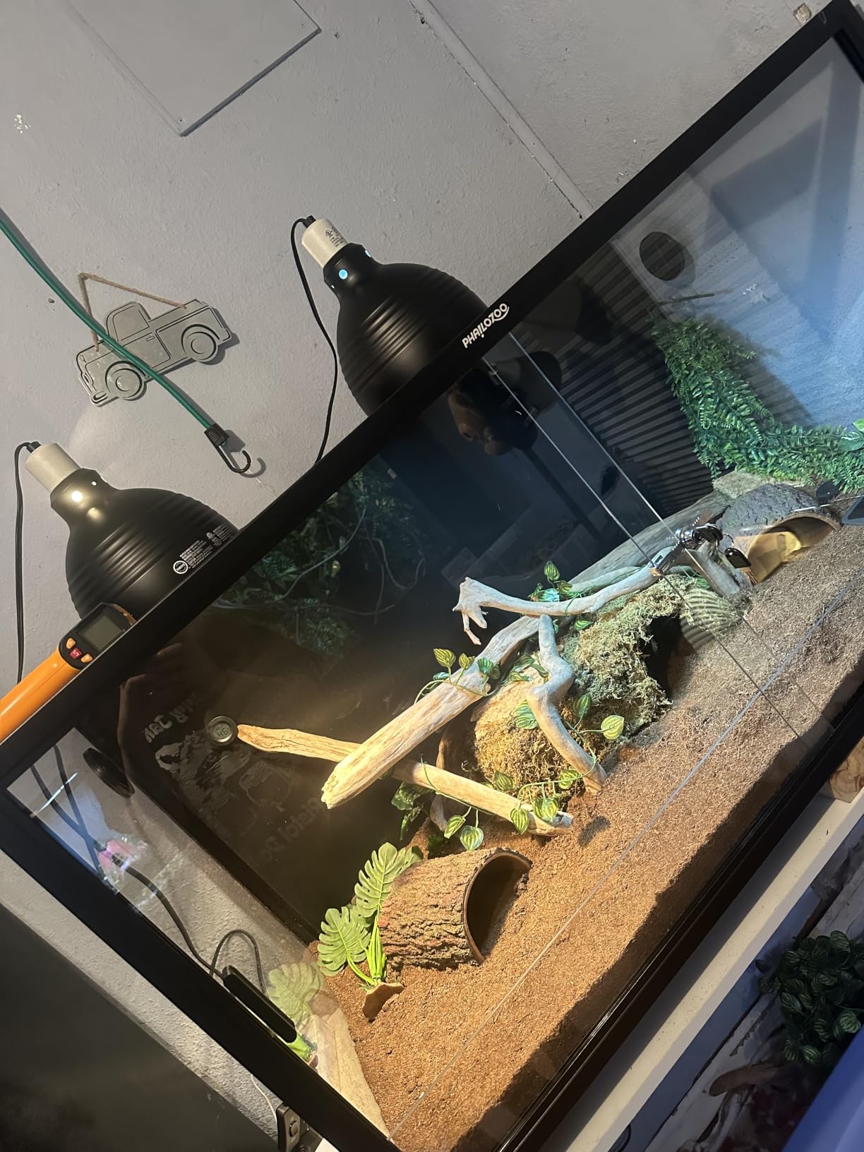 Phailozoo 120 Gallon Reptile Tank for Bearded Dragon, Snake, Adult Reptile | Optimal Ventilation & Light Penetration by Rust Proof Mesh Top, Easy Assembly within 6 Steps with Clear Instruction customer photo 2