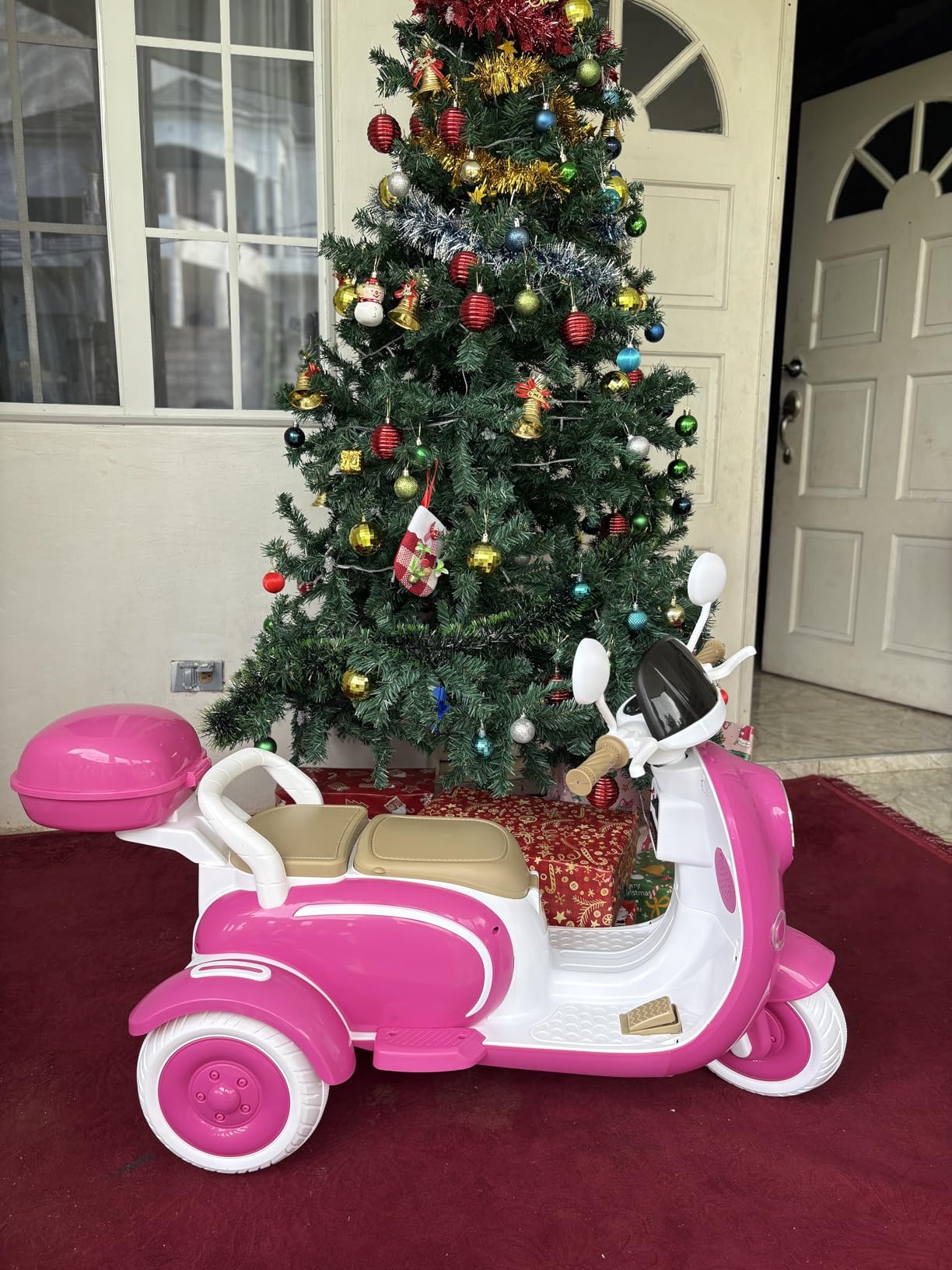 12V 2-Seater Ride on Motorcycle for Kids customer photo 1