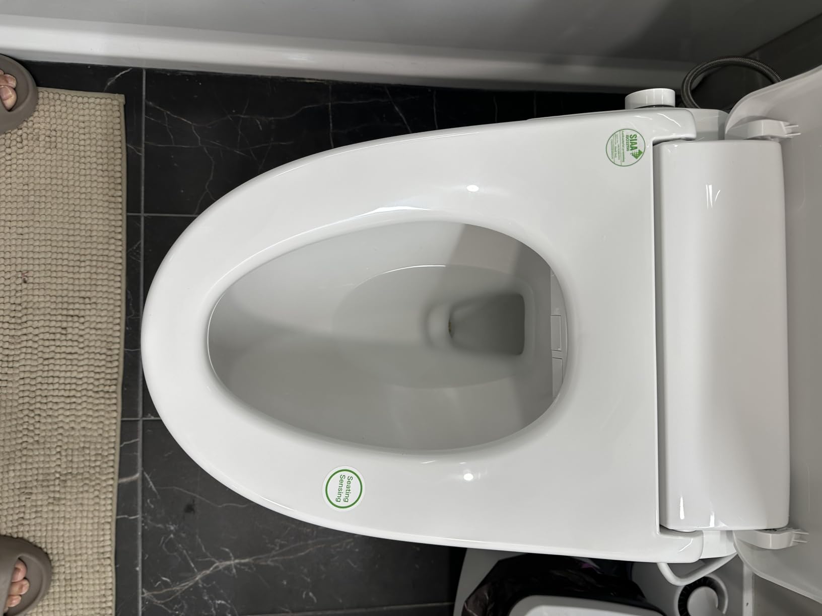iliD Heated Bidet Toilet Seat with Remote, Electric, Warm Water, Elongated customer photo 1