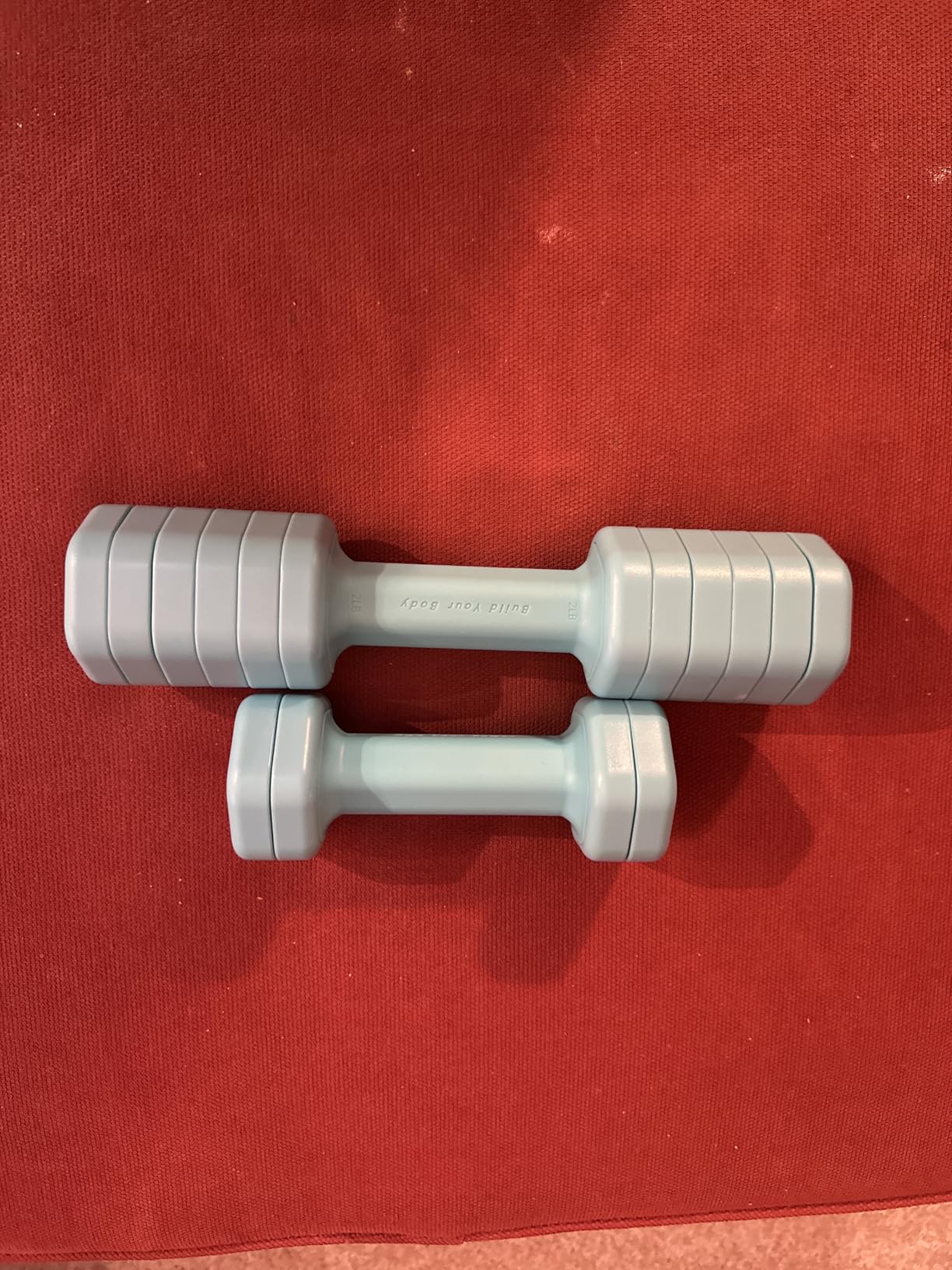 Zempox Adjustable Dumbbell Set, 4 in 1 Free Weight Dumbbell Set for Women, Hand Weight for Women at Home, Each 2lb 3lb 4lb 5lb with TPU Soft Rubber Handle for Home Gym Aquatic Fitness Equipment customer photo 2