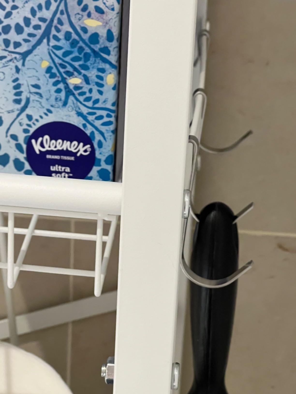 Kalrin Over-The-Toilet Storage Rack, 4-Tier Bathroom Organizer Shelf Over Toilet with Adjustable Shelf and Basket, Freestanding Space Saver Bathroom Shelves Above Toilet for Room (Vintage Brown) customer photo 1