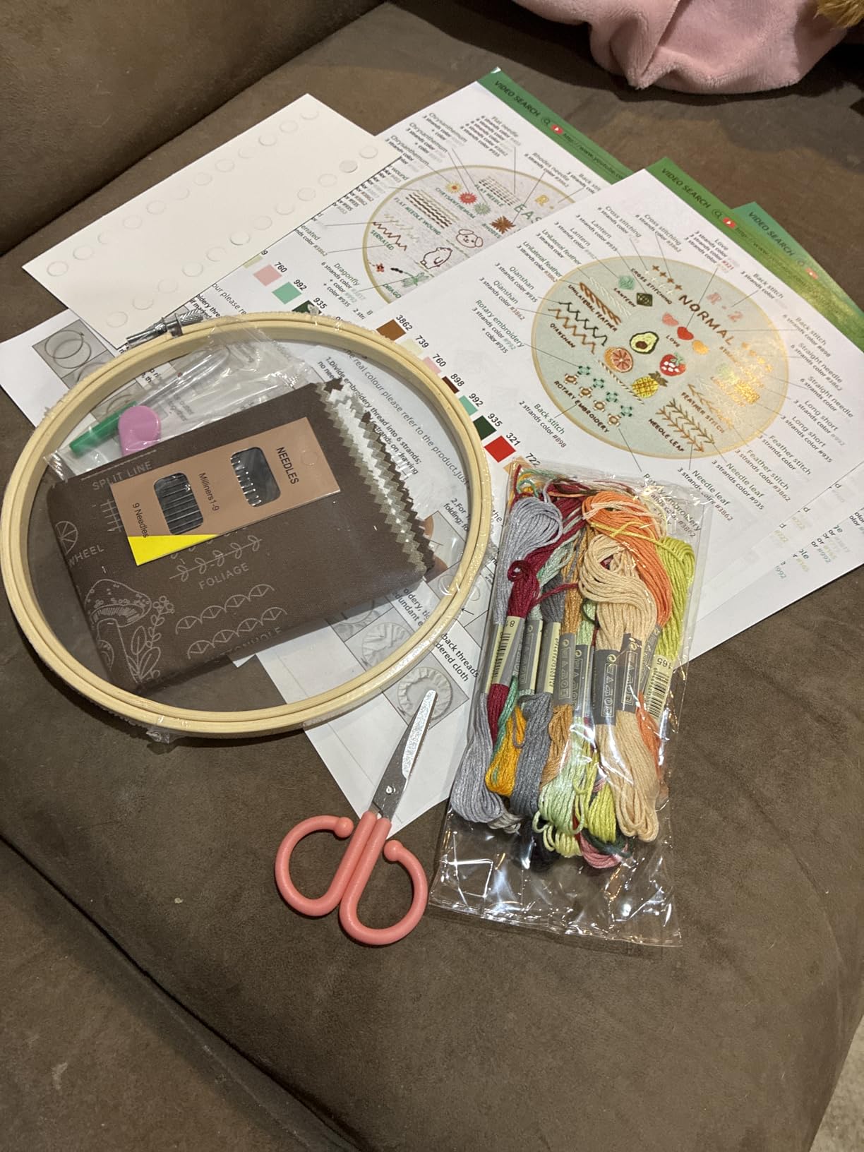CYANFOUR Embroidery Kit for Beginners with Step-By-Step Guidance & Videos customer photo 1