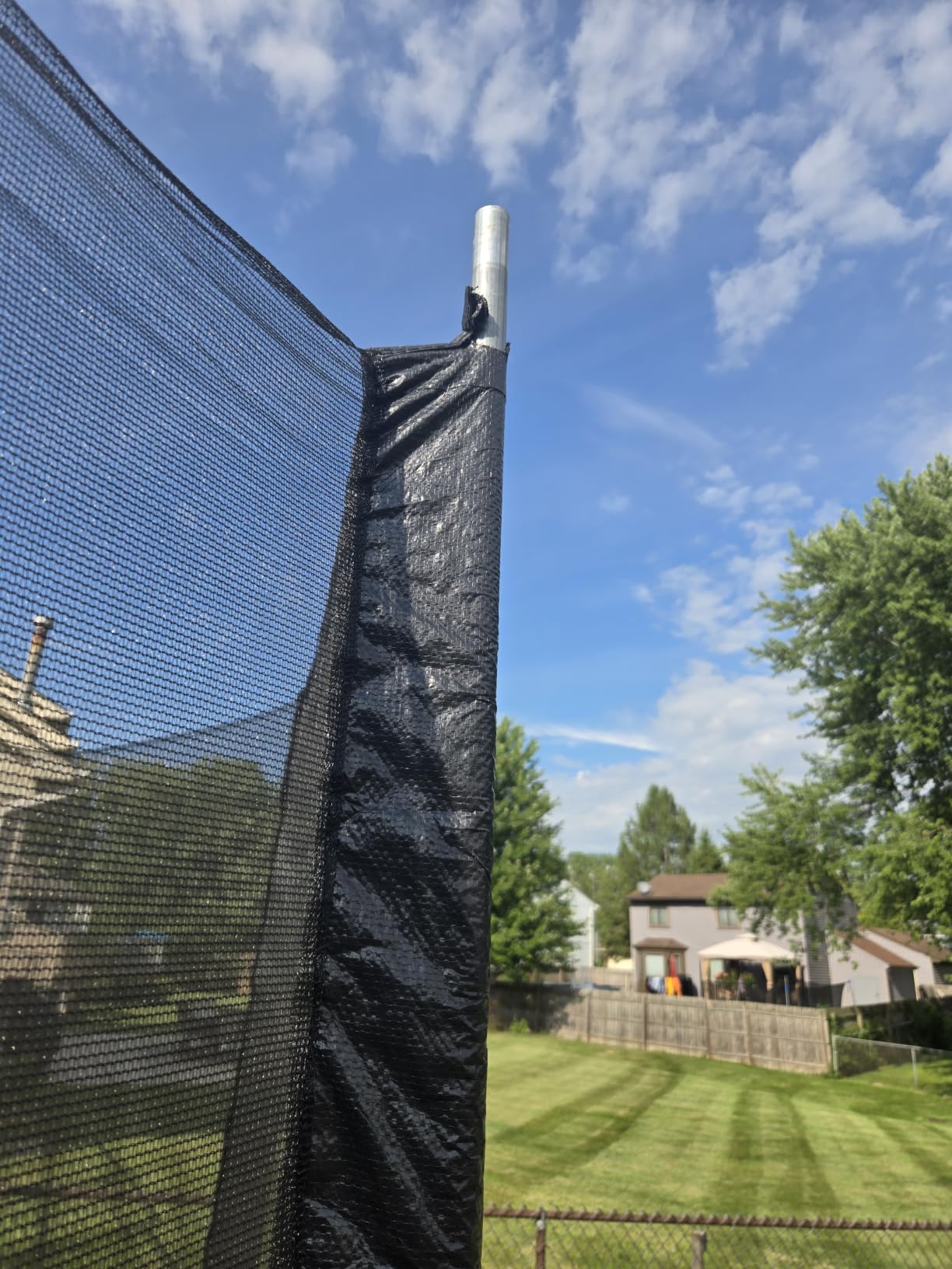 Trampoline Safety Net,4/4.6/6/8/10/12/13/14/16FT Garden Trampoline Replacement Fences, Kids Protective Net customer photo 2