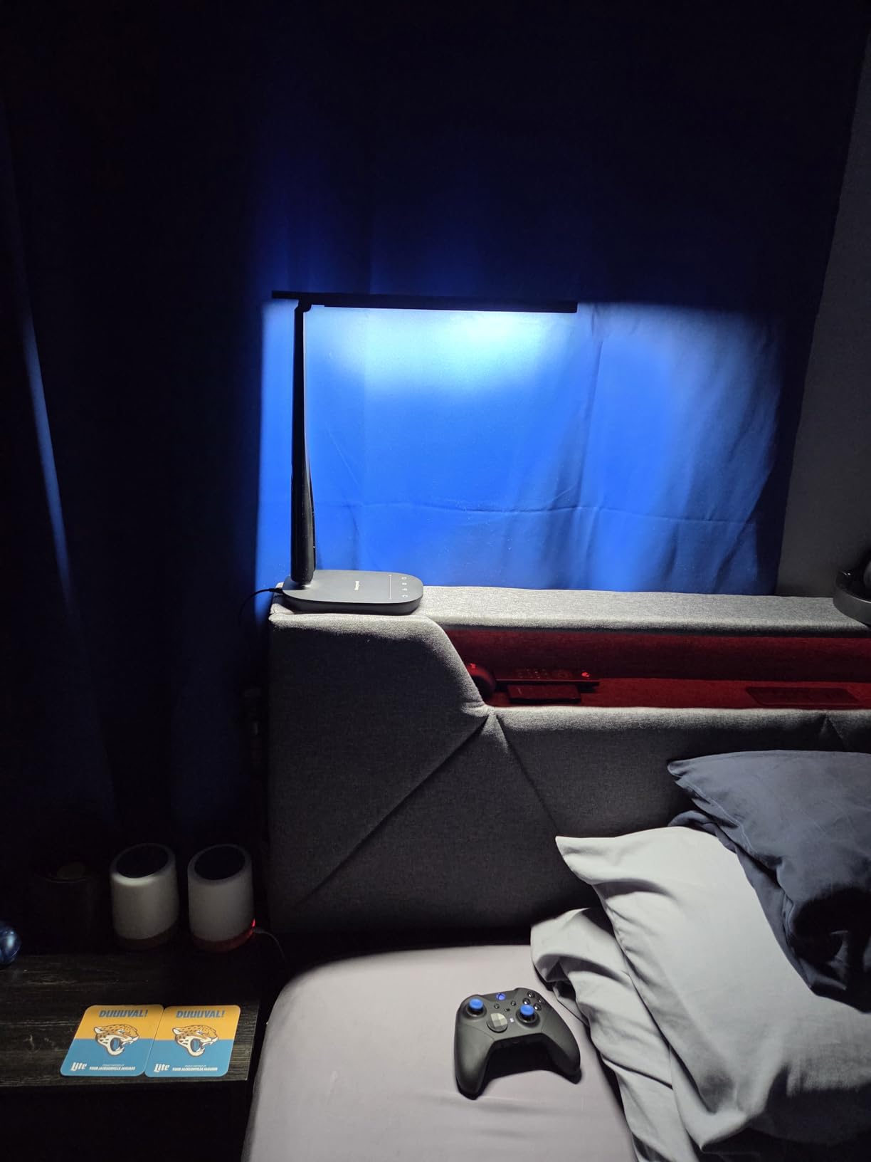 Honeywell HWT-H2 LED Desk Lamp, Eye-Caring Full Spectrum, USB Charging | CRI94 Full Spectrum Eye-Caring Light, Low Blue Light, 4 Color Modes, USB-A & USB-C Charging, Foldable Touch Control customer photo 2