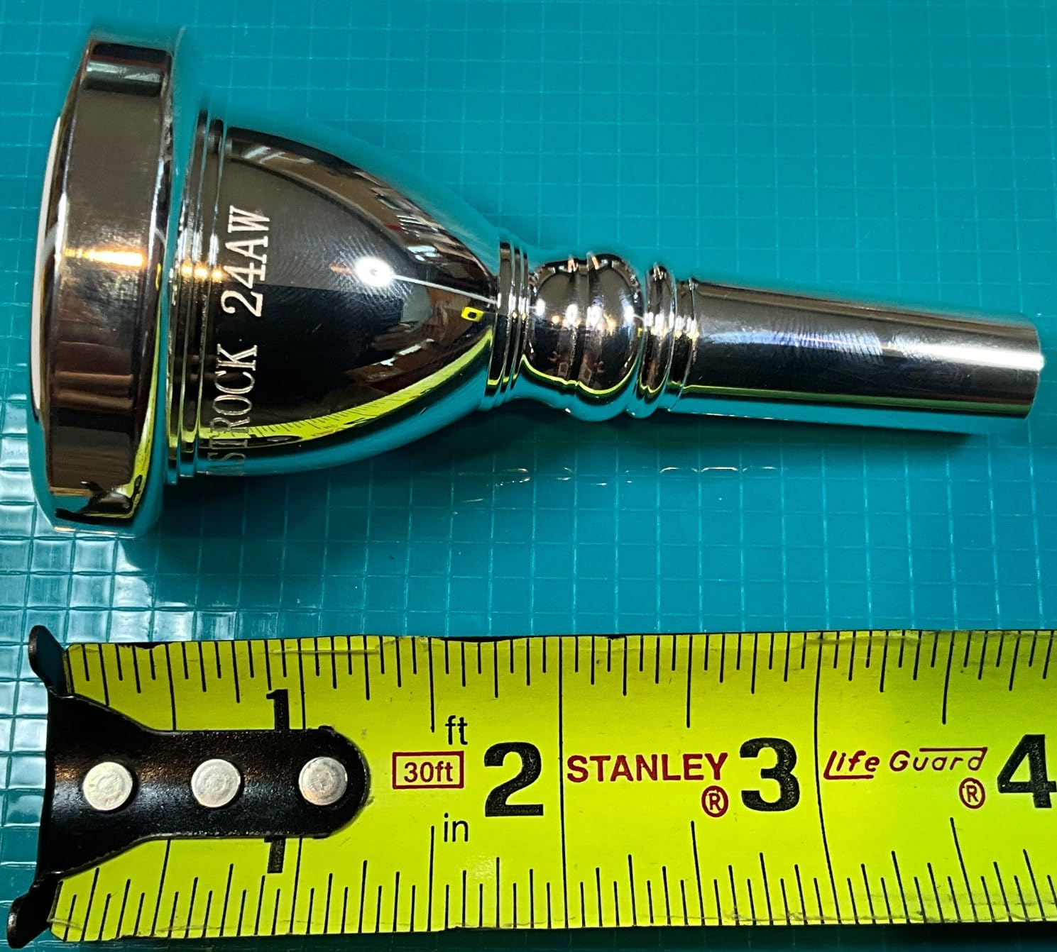 EASTROCK Tuba Mouthpiece 24AW，Silver customer photo 1