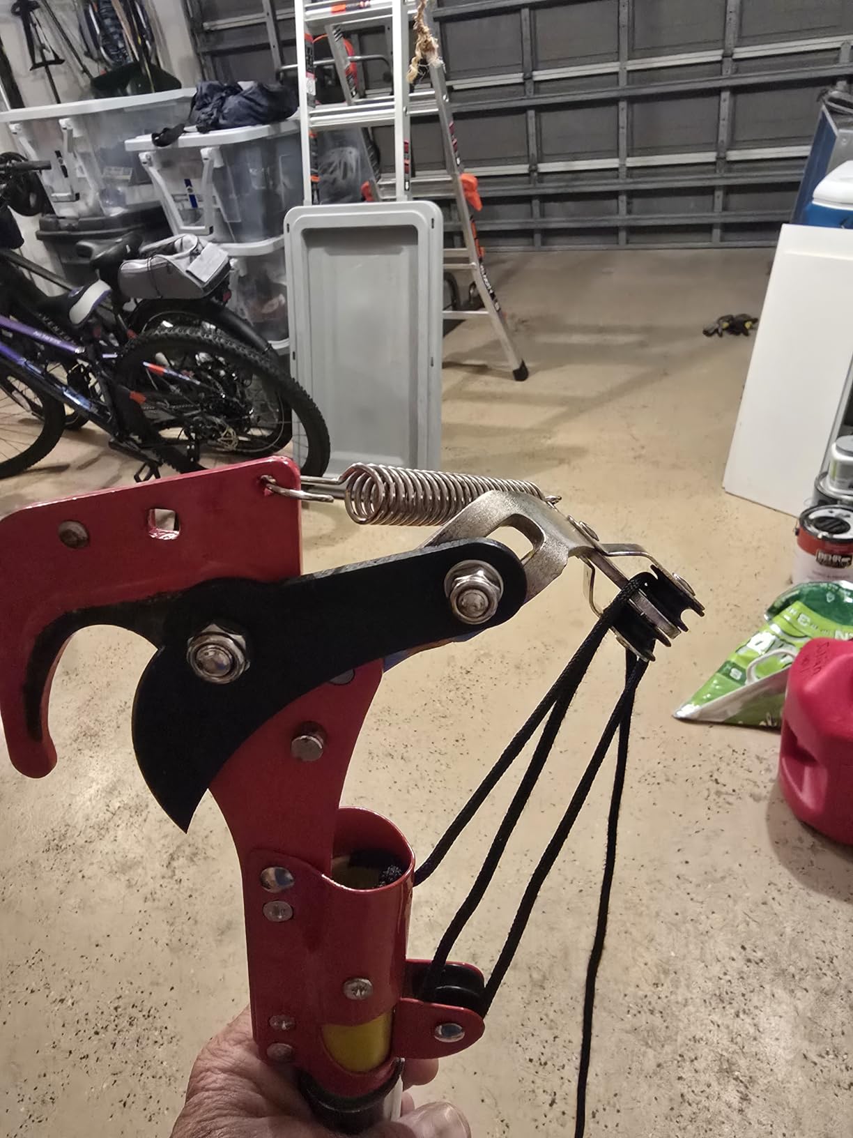 7.3-27FT Extendable Long Handle Pole Saw with Blade and Branch Scissors | extendable pole saw; tree trimmer with scissors; pruning saw customer photo 1