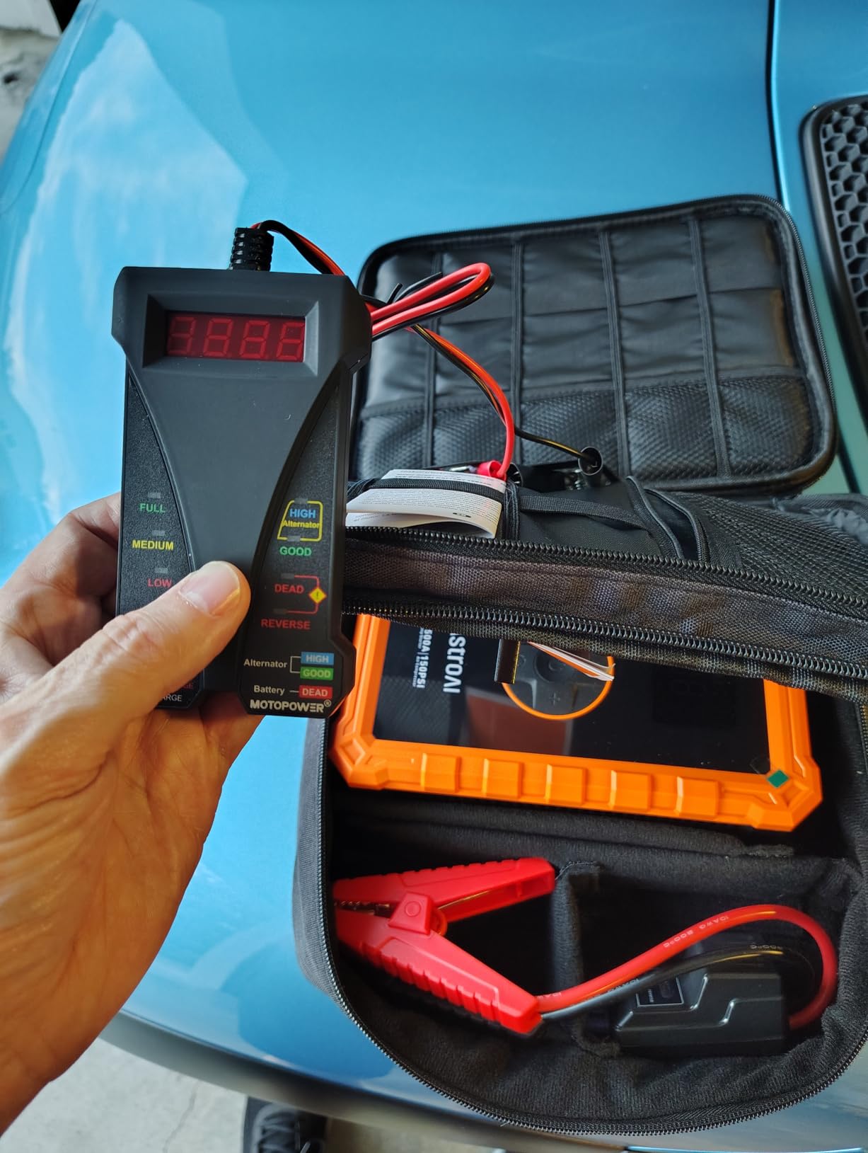 AstroAI S8 Air 3000A Jump Starter with Air Compressor, 12V Jump Box customer photo 1