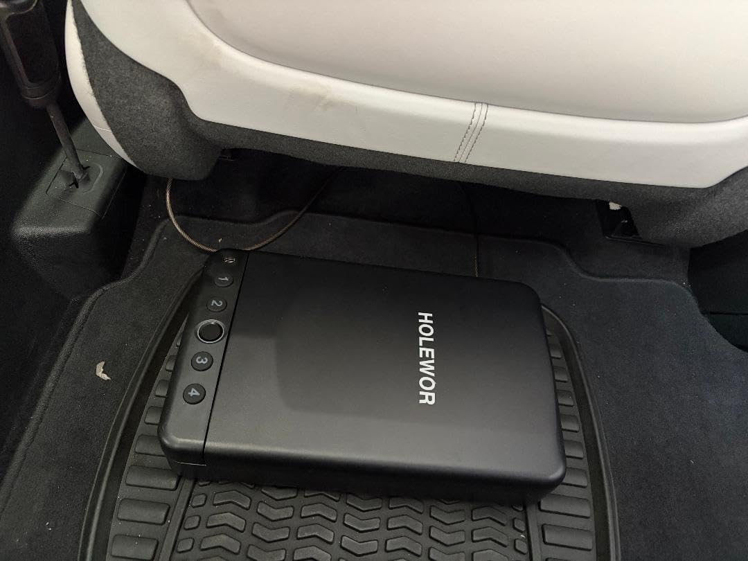 Car Gun Safe Small Portable Biometric Handgun Lock Box for Travel customer photo 1