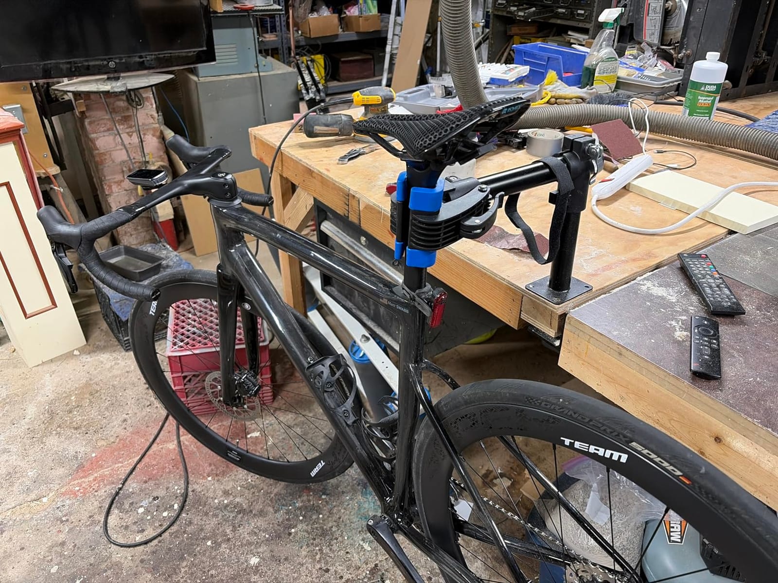 Bike Repair Stand, Bicycle Repair Stand for Bike Maintenance and Repair Space Saving Hold Up to 44 Ibs customer photo 2