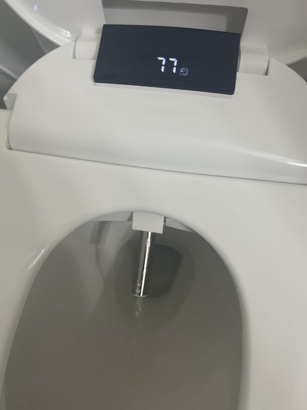WLJBIDET Toilet Seat Bidet with Warm Water and Drying, O80KL - Elongated customer photo 1