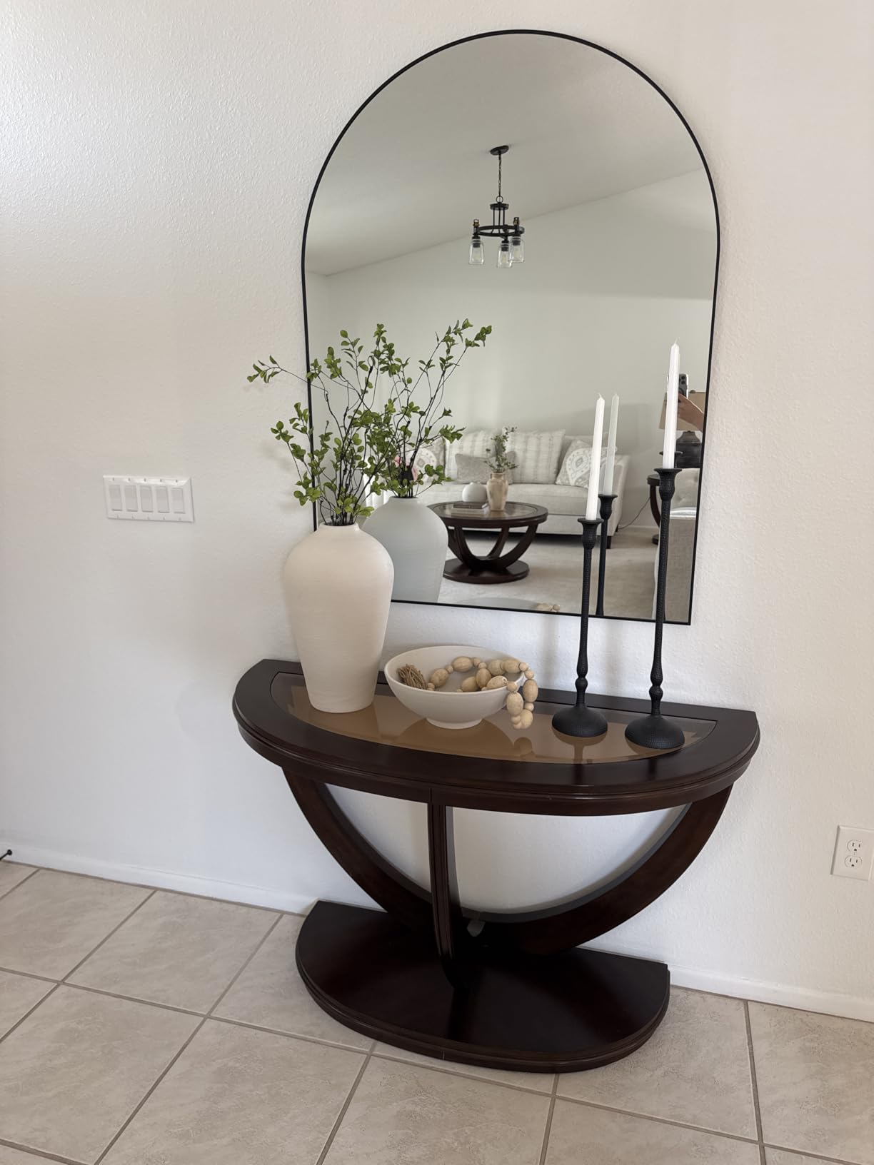 HARRITPURE Arched Wall Mirror 30
