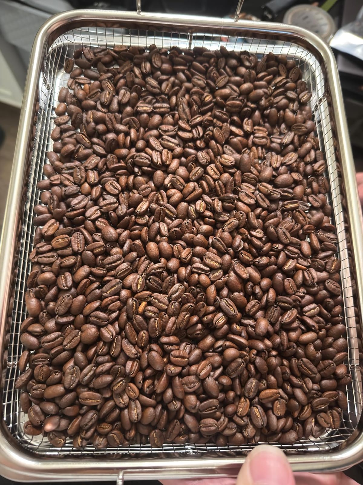 1Pound Electric Coffee Roaster for Home Use, Automatic Roasting And Easy Operation, With A Smoke Filter(Suitable for light roasting), 2 Chimney Tube, And Chaff Collector customer photo 1